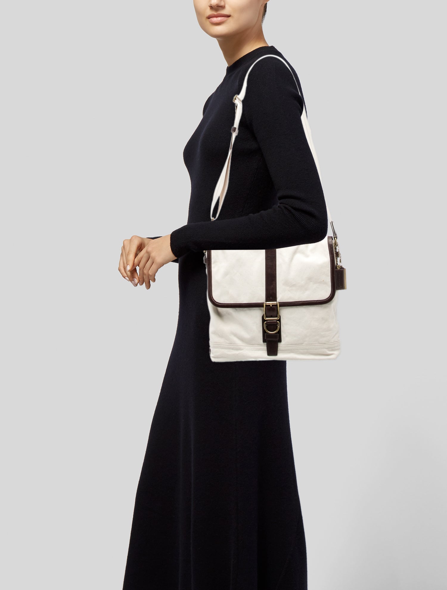 Coach Canvas Messenger Bag