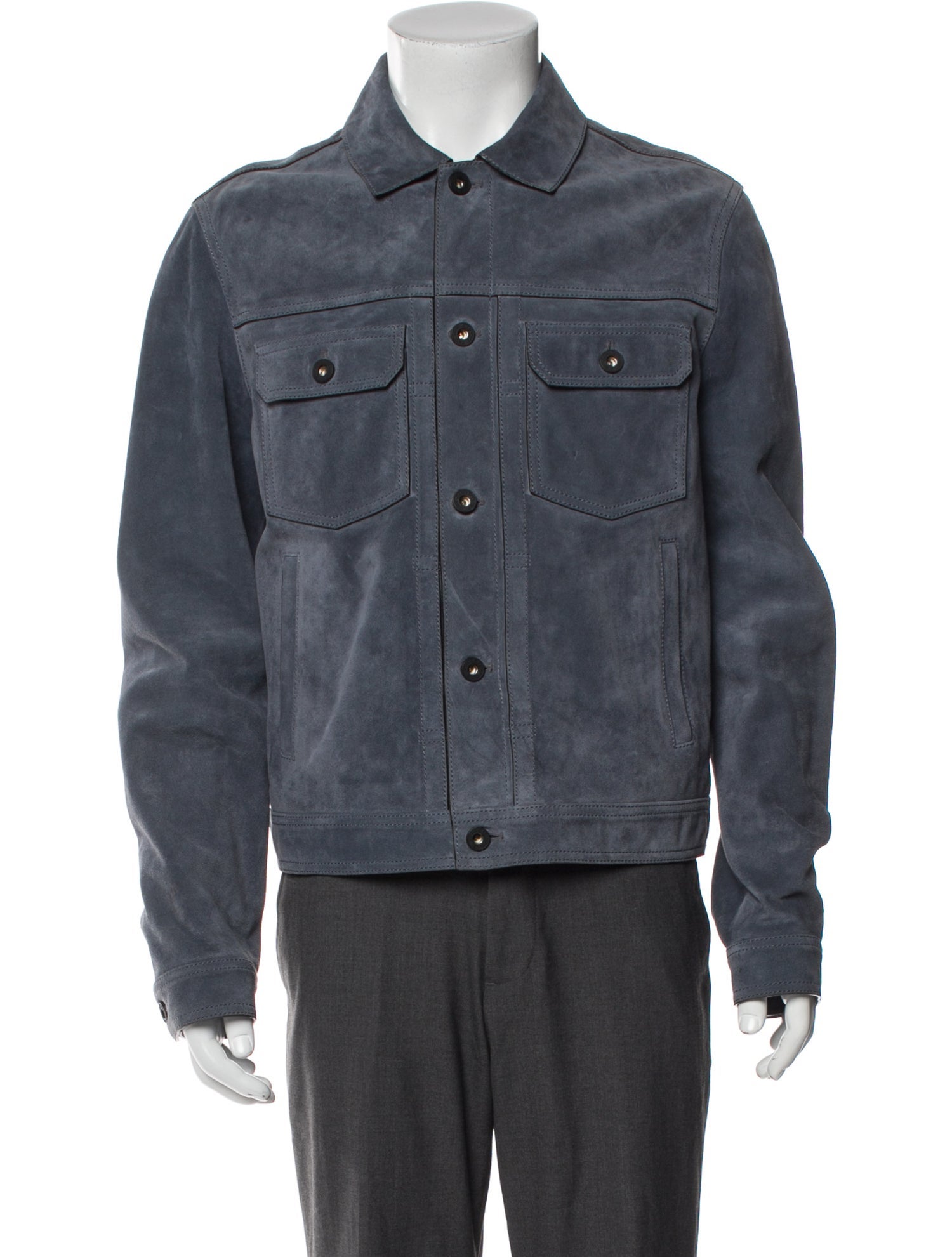 Coach Leather Trucker Jacket