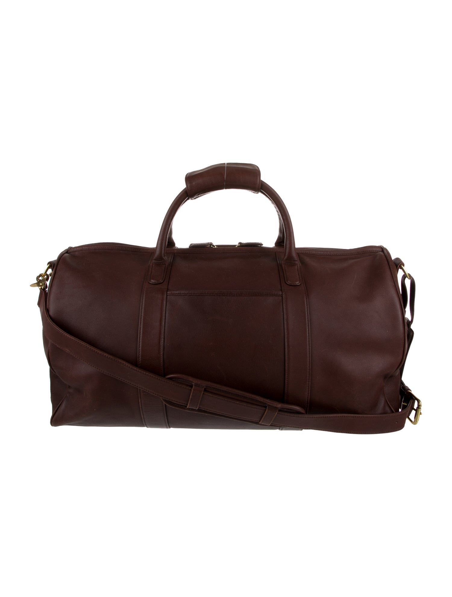 Coach Leather Weekender Bag