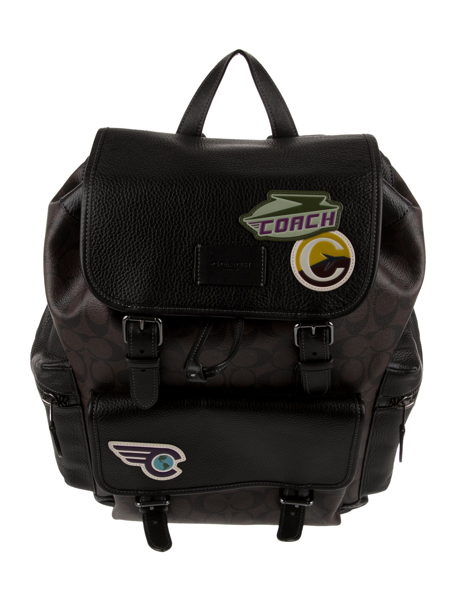 Coach Leather Backpack