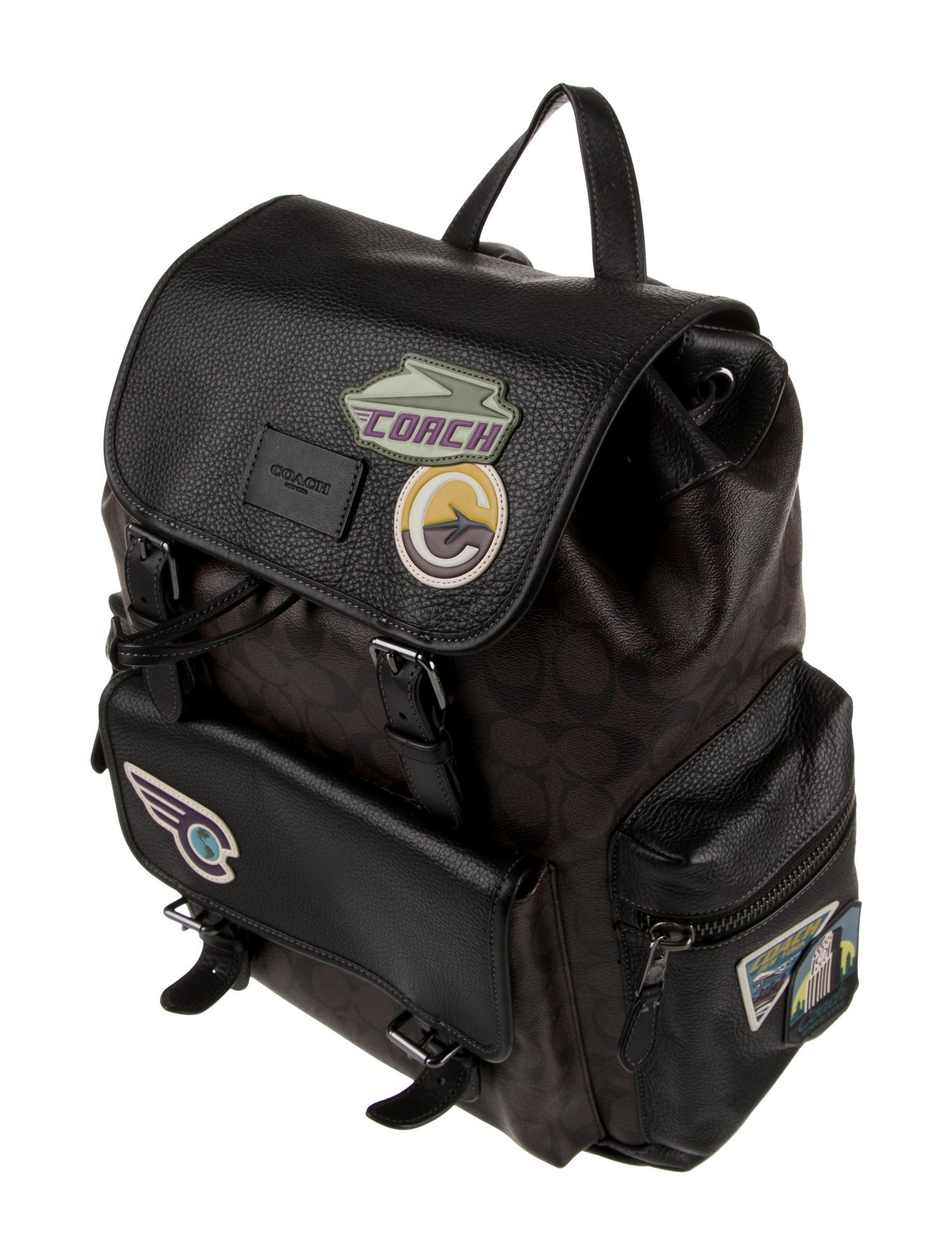 Coach Leather Backpack