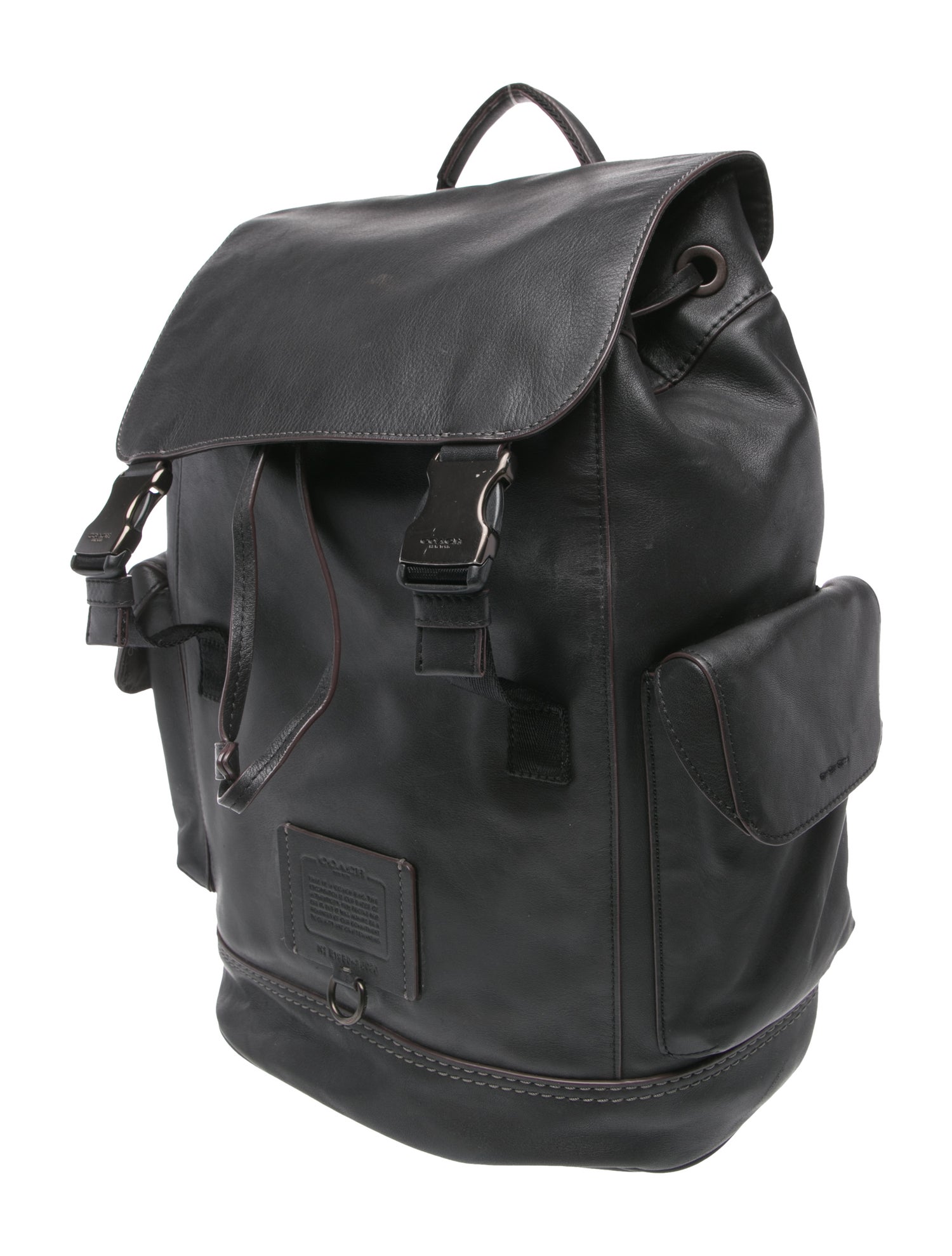 Coach Leather Backpack