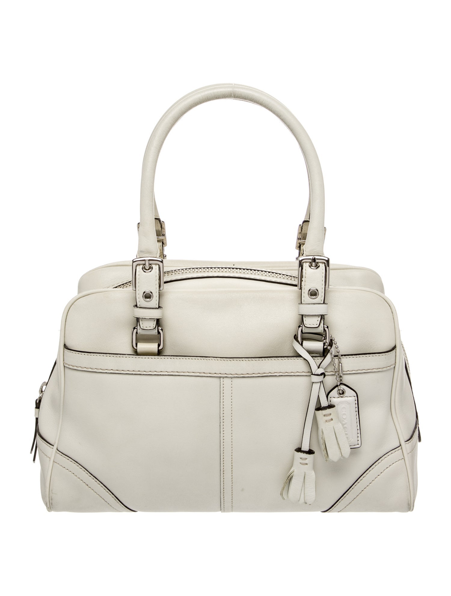 Coach Leather Top Handle Bag