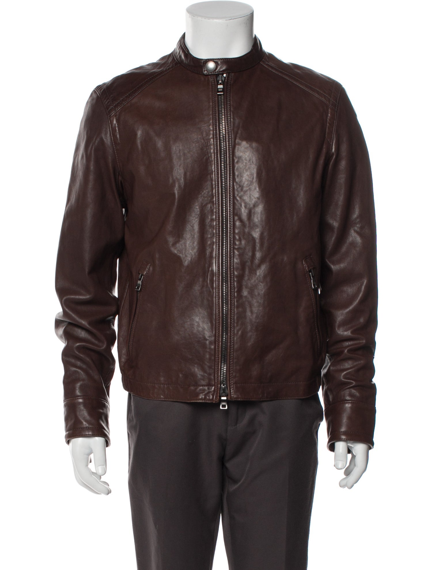 Coach Leather Moto Jacket