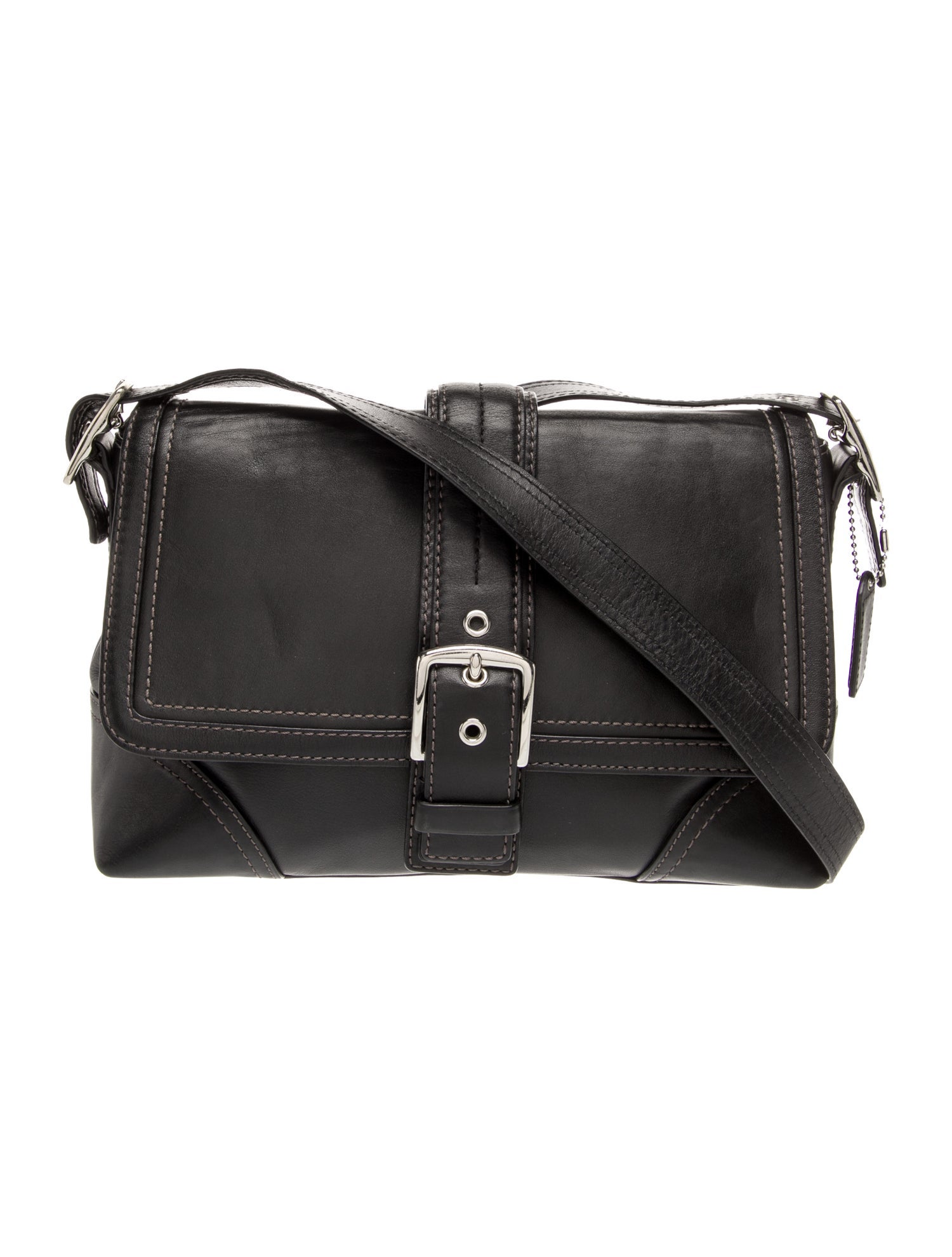 Coach Leather Messenger Bag