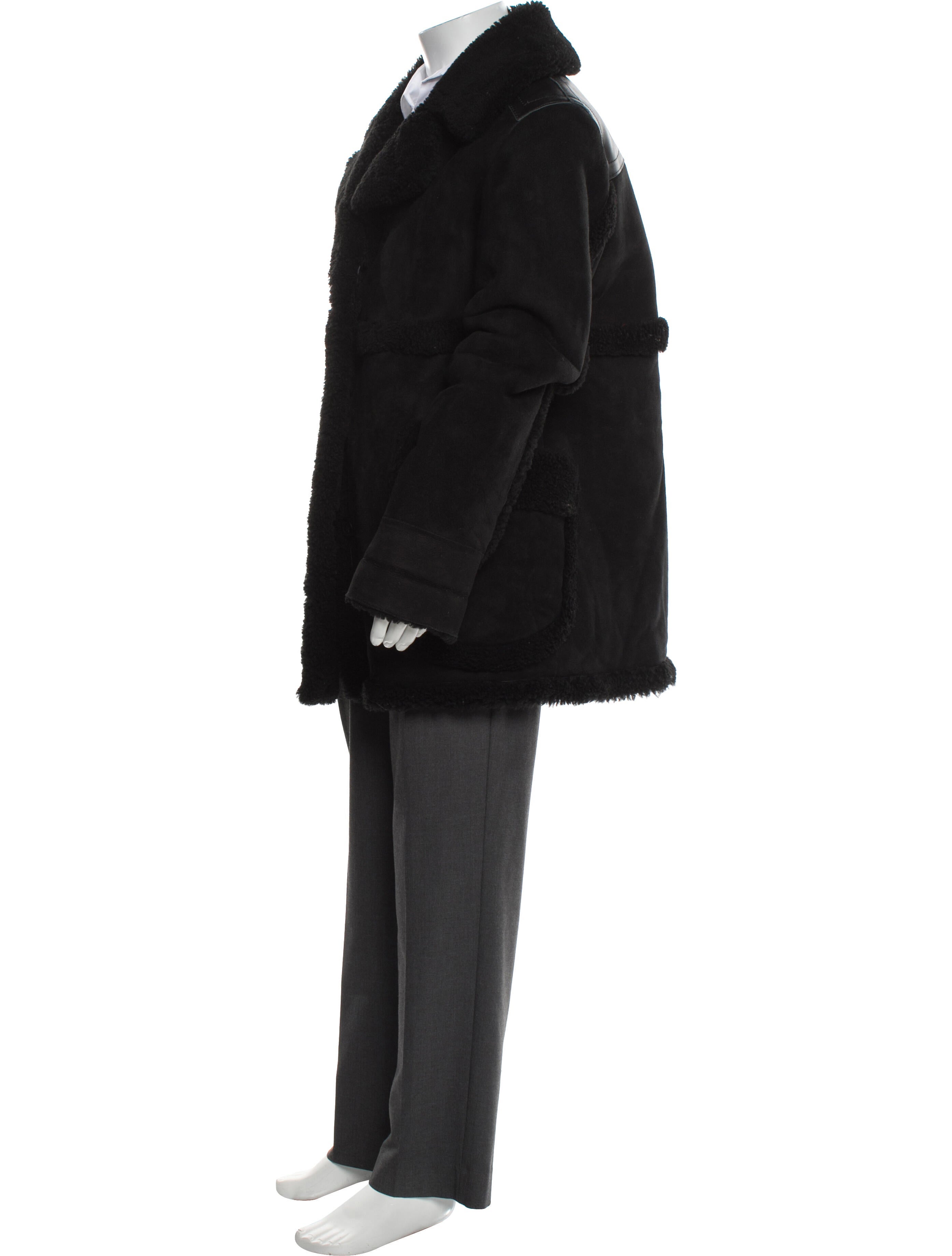 Coach Lamb Leather Parka