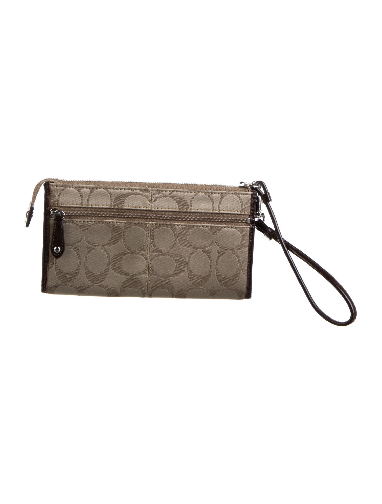 Coach Monogram Pattern Wristlet