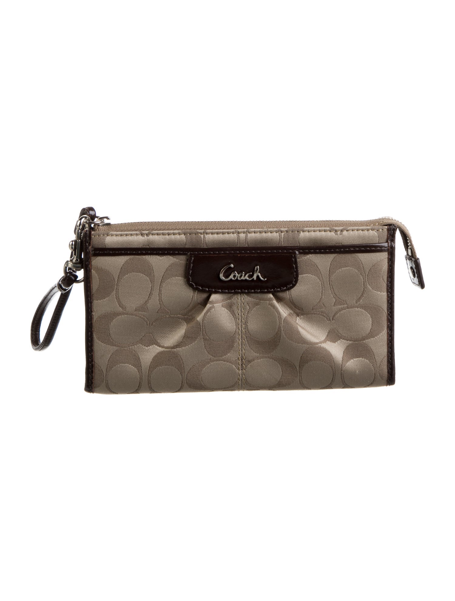 Coach Monogram Pattern Wristlet