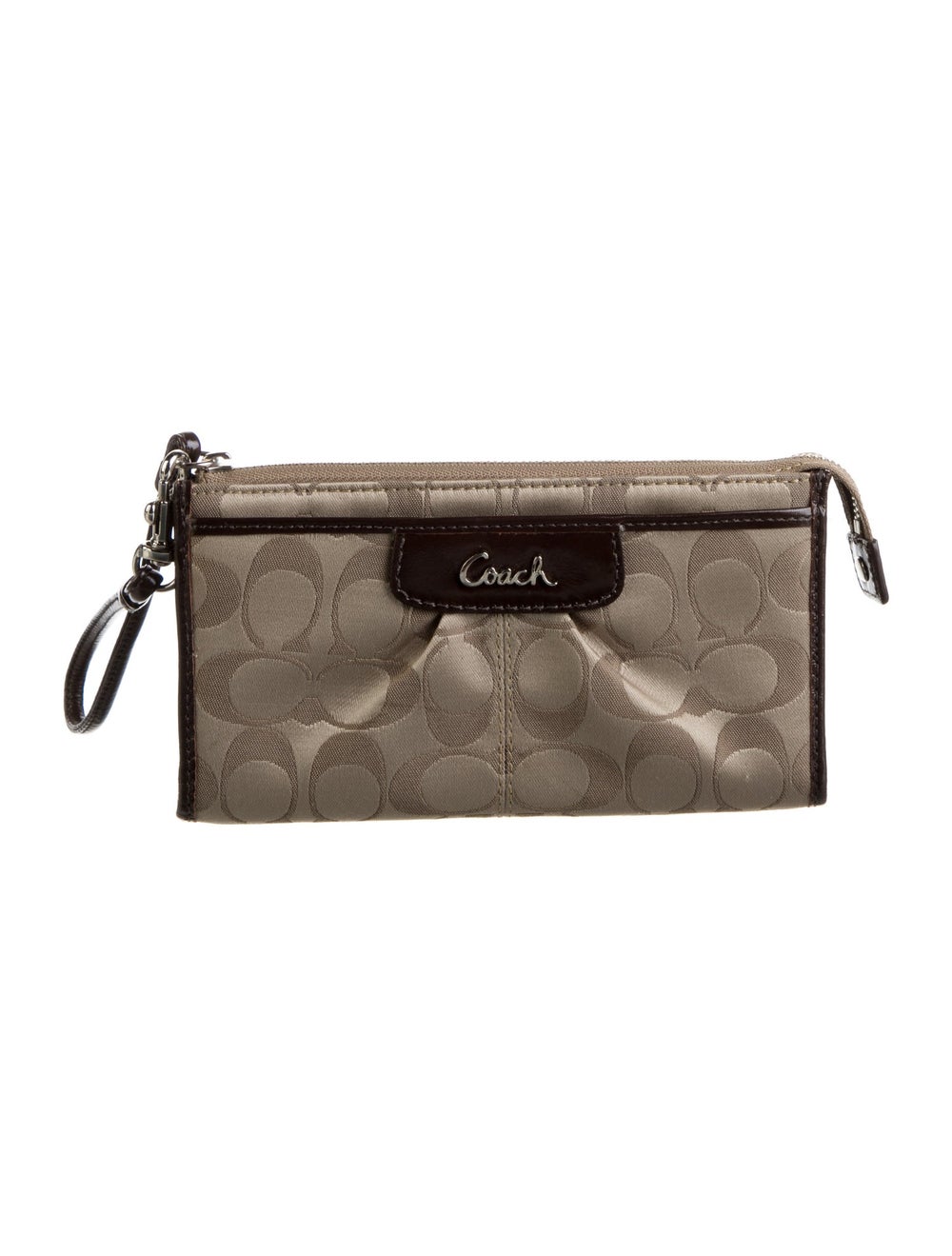 Coach Monogram Pattern Wristlet - image 2