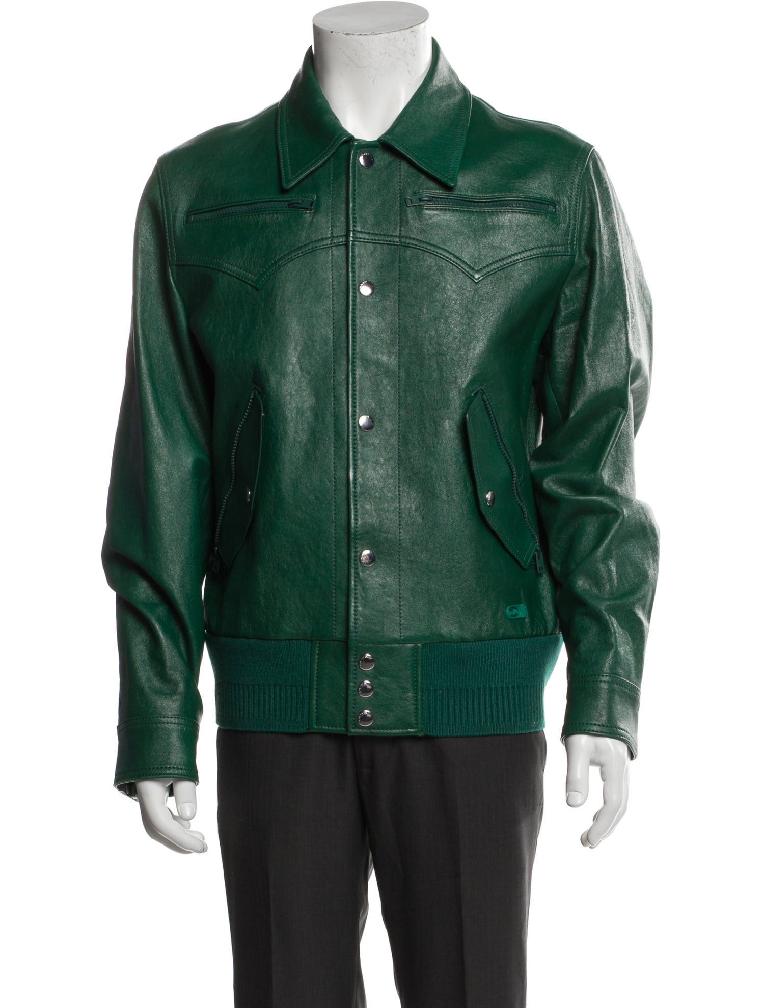 Coach Leather Trucker Jacket