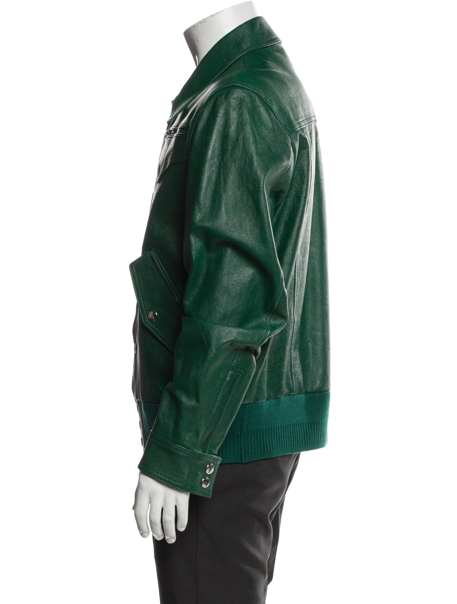 Coach Leather Trucker Jacket