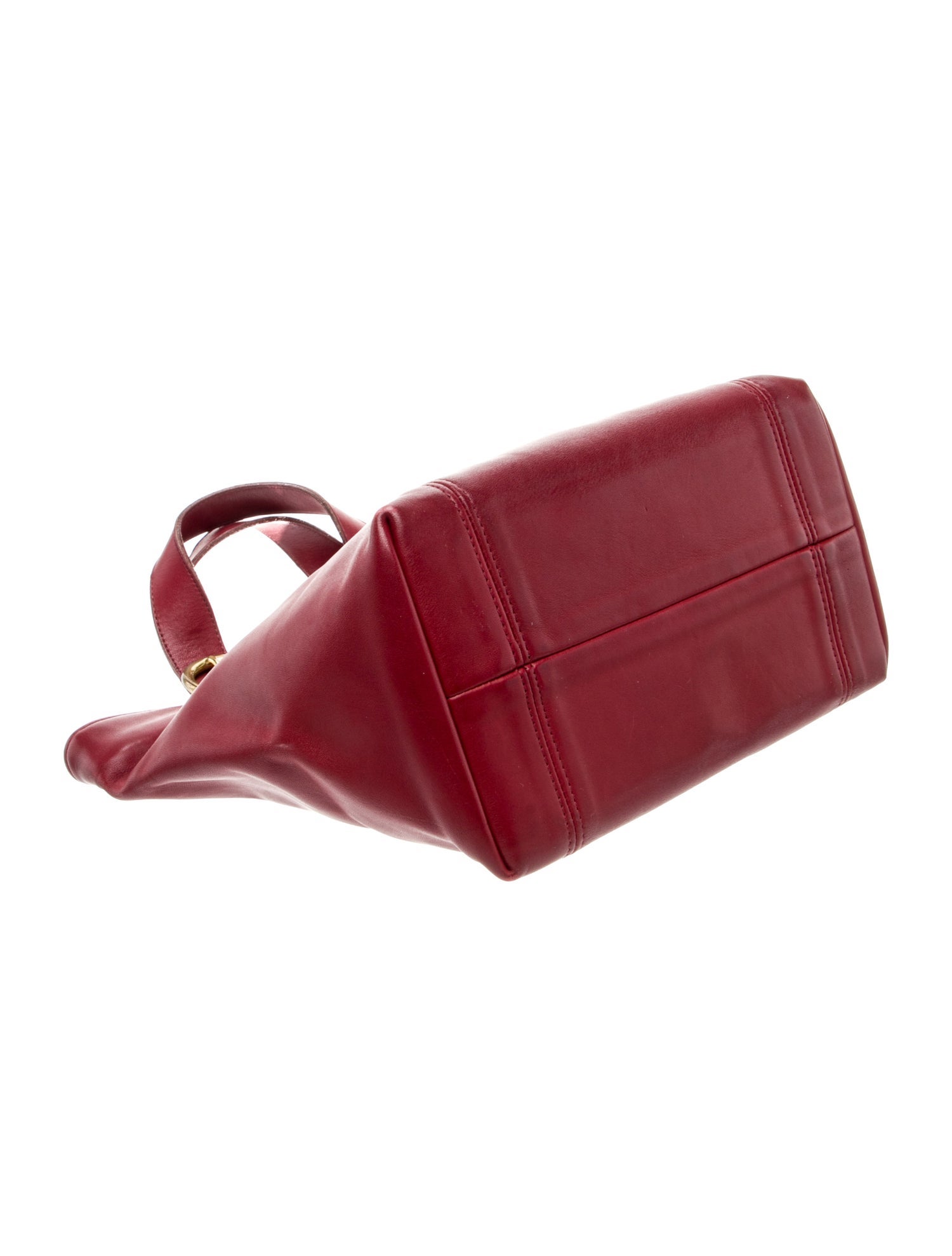 Leather Top Handle Bag