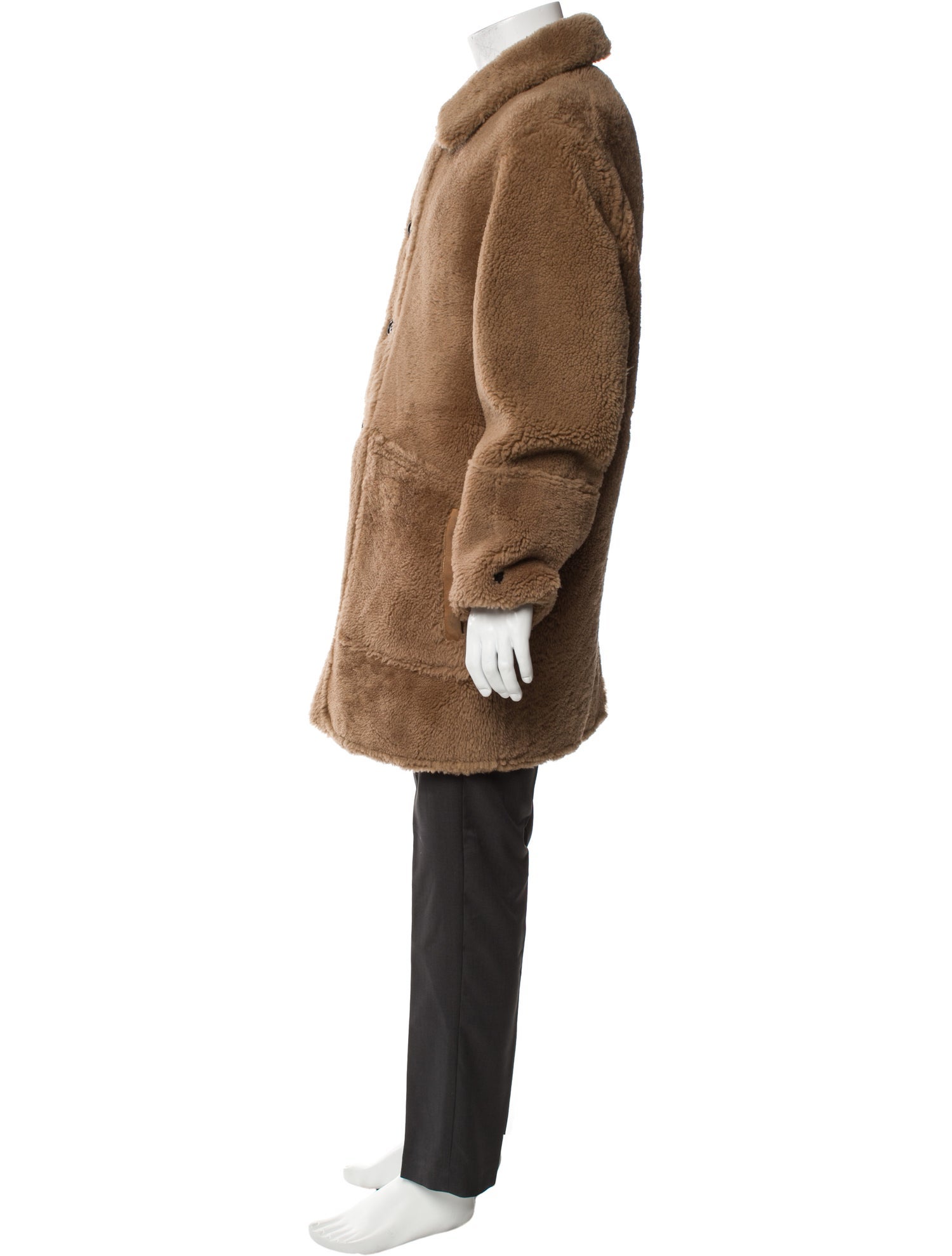 Coach Shearling Overcoat