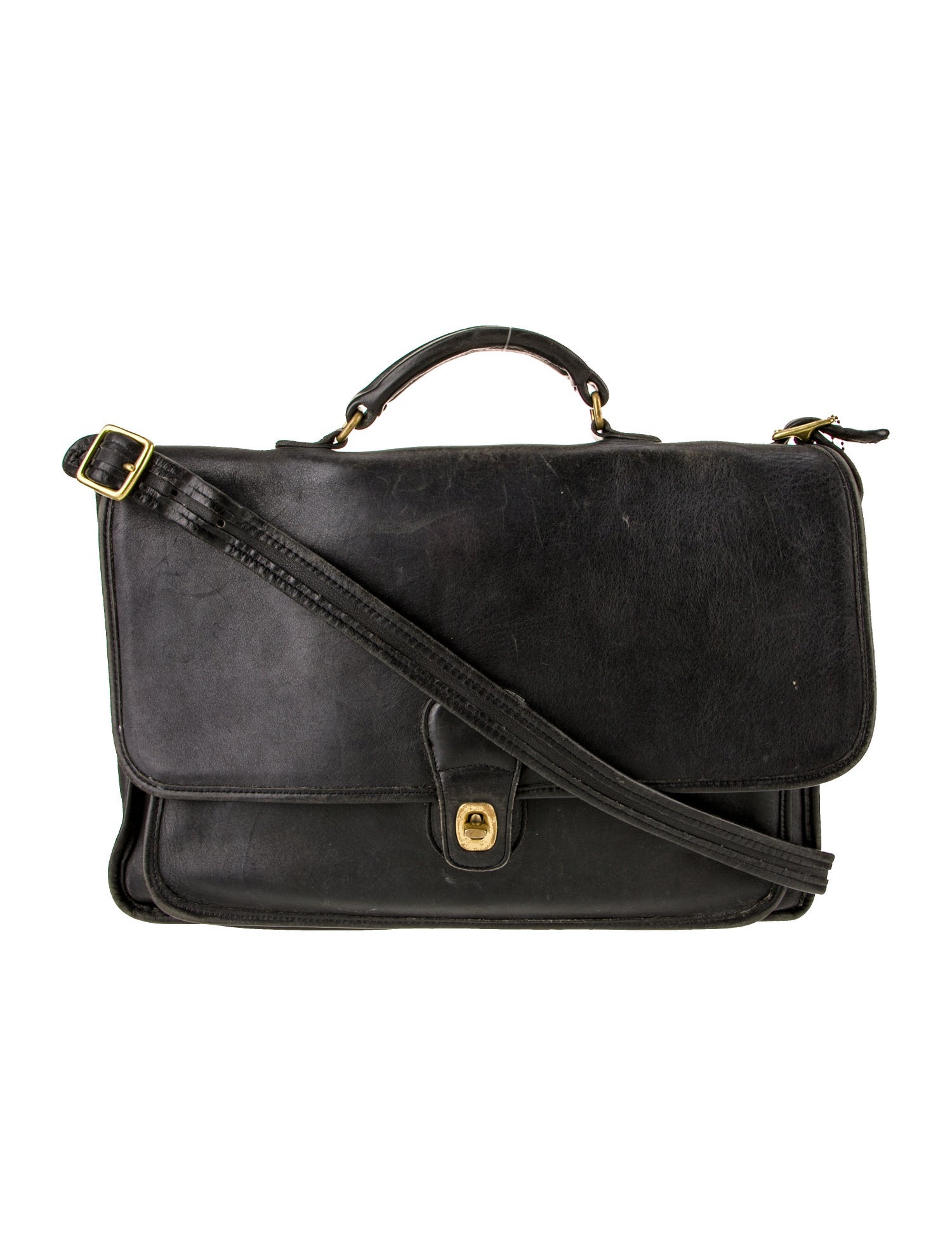 Coach Leather Messenger Bag