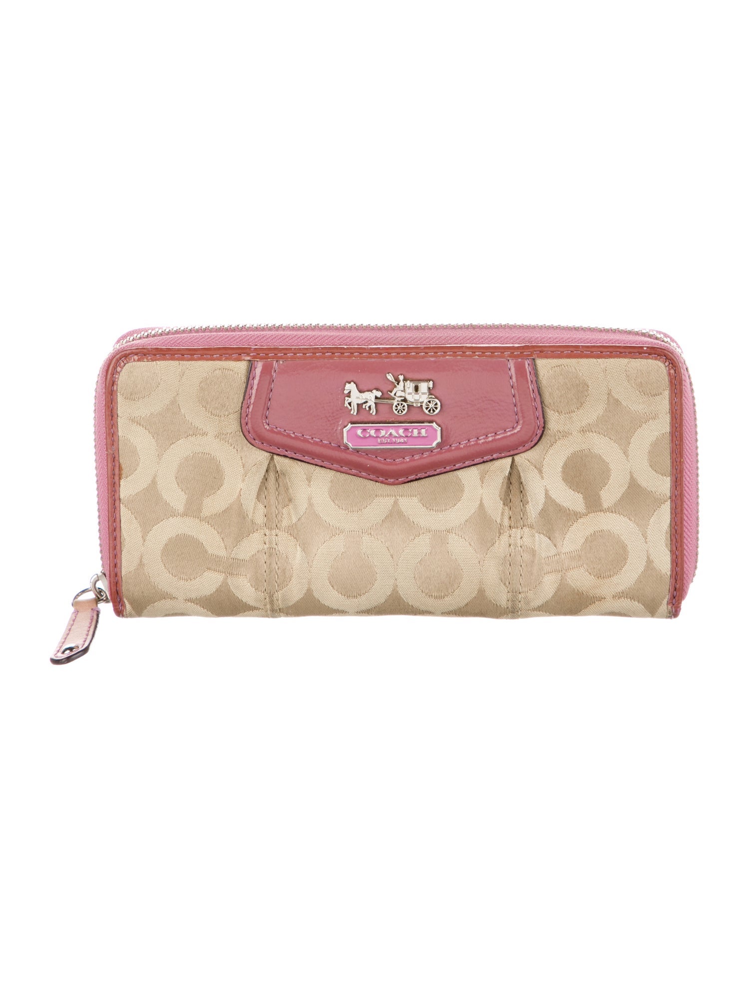 Coach Canvas Continental Wallet