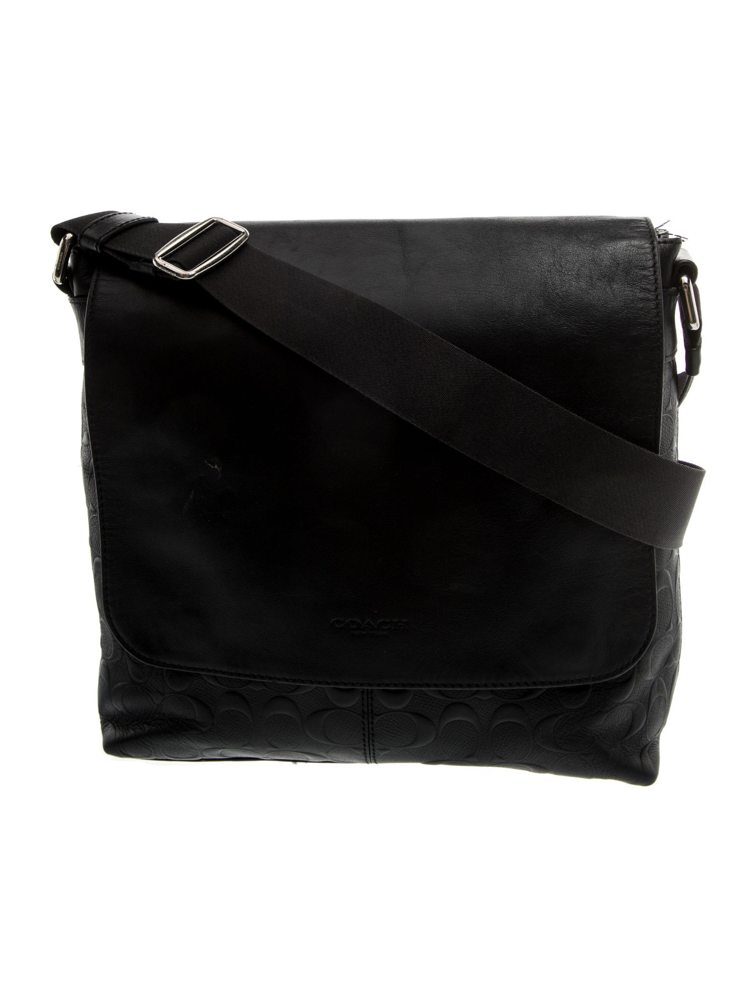 Coach Leather Messenger Bag