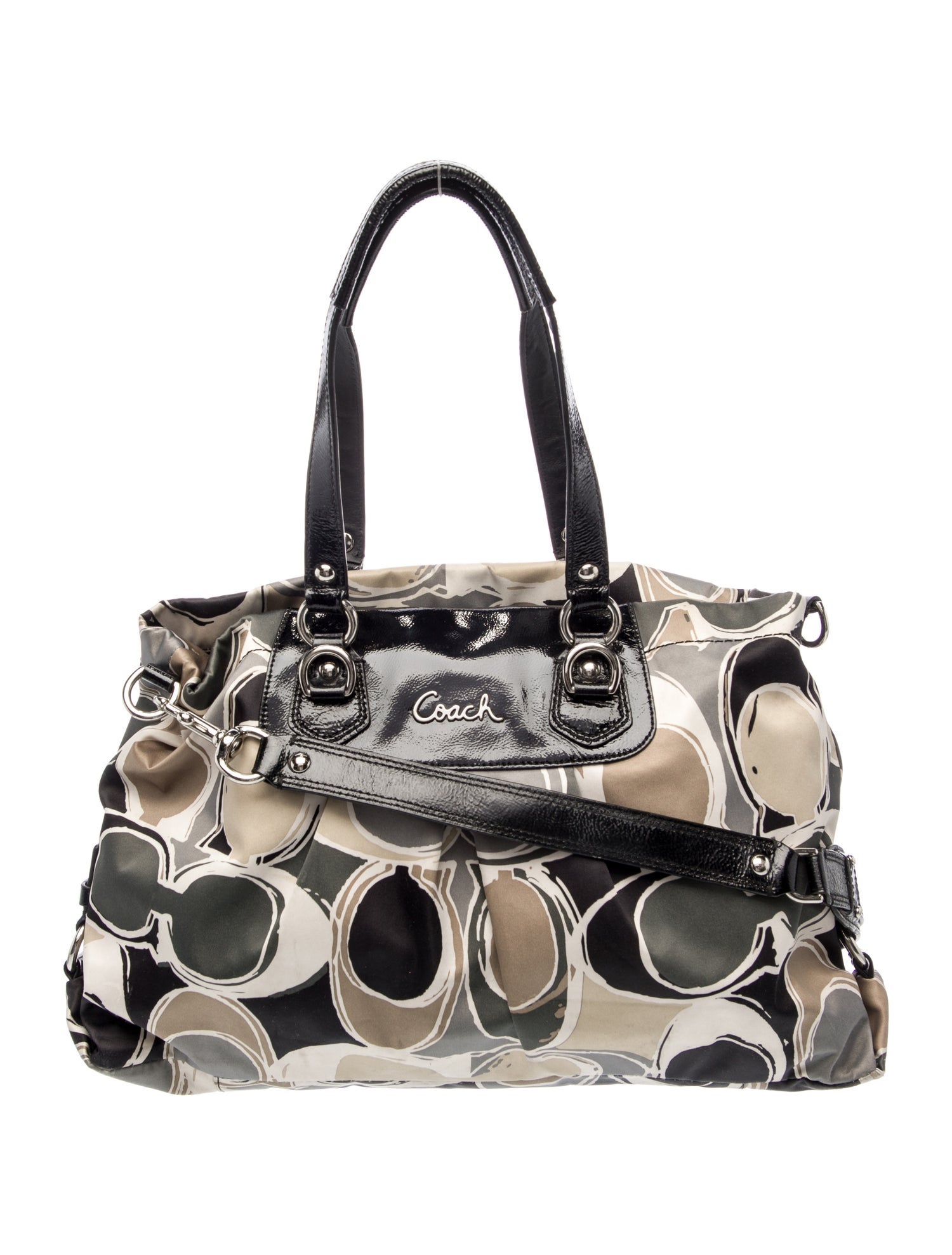 Coach Satin Shoulder Bag