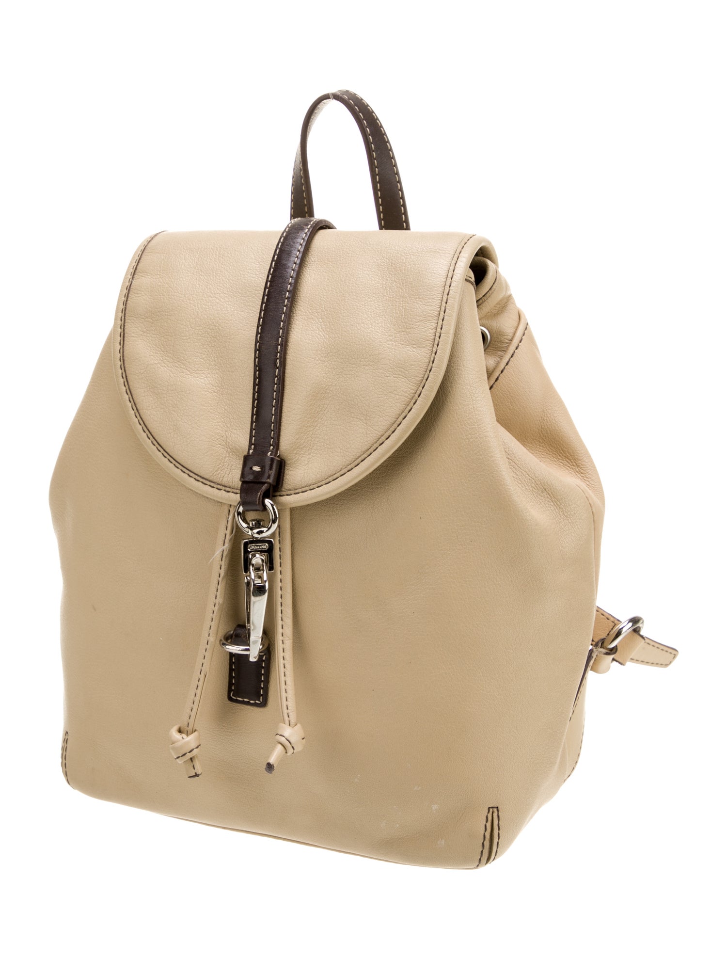 Coach Leather Backpack
