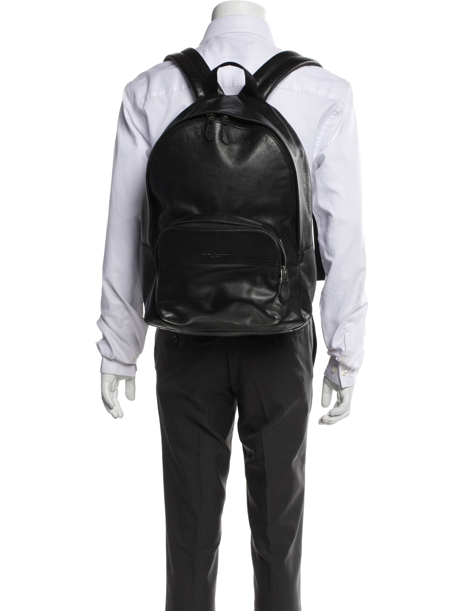 Coach Leather Backpack