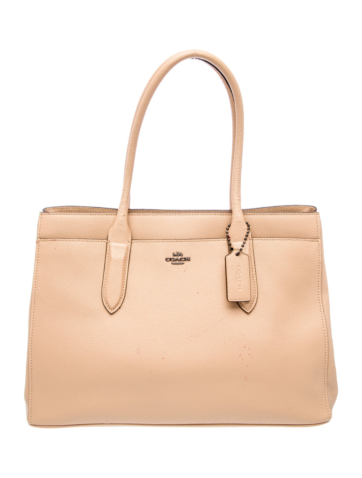 Coach Saffiano Leather Top Handle Bag