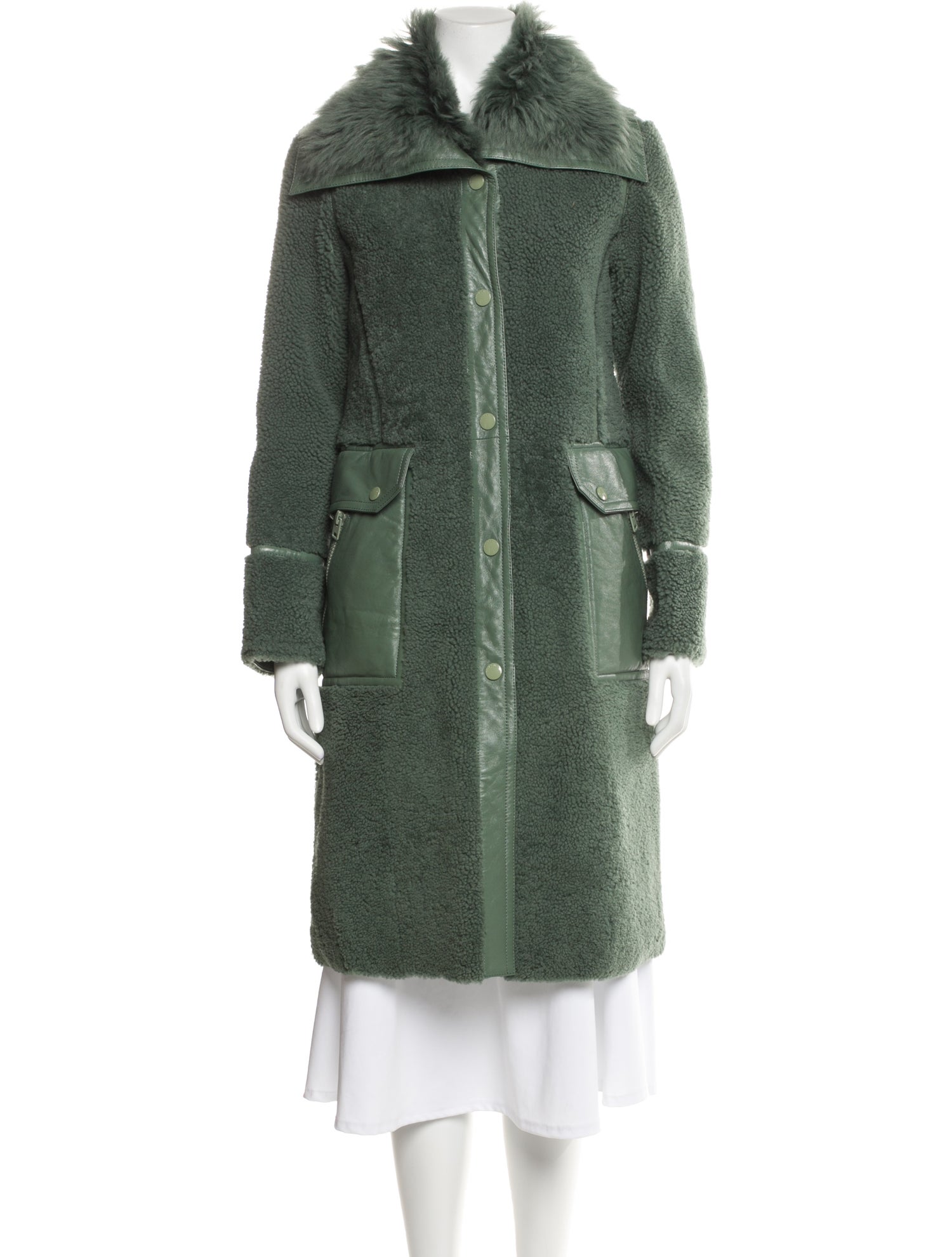 Coach Shearling Fur Coat w/ Tags