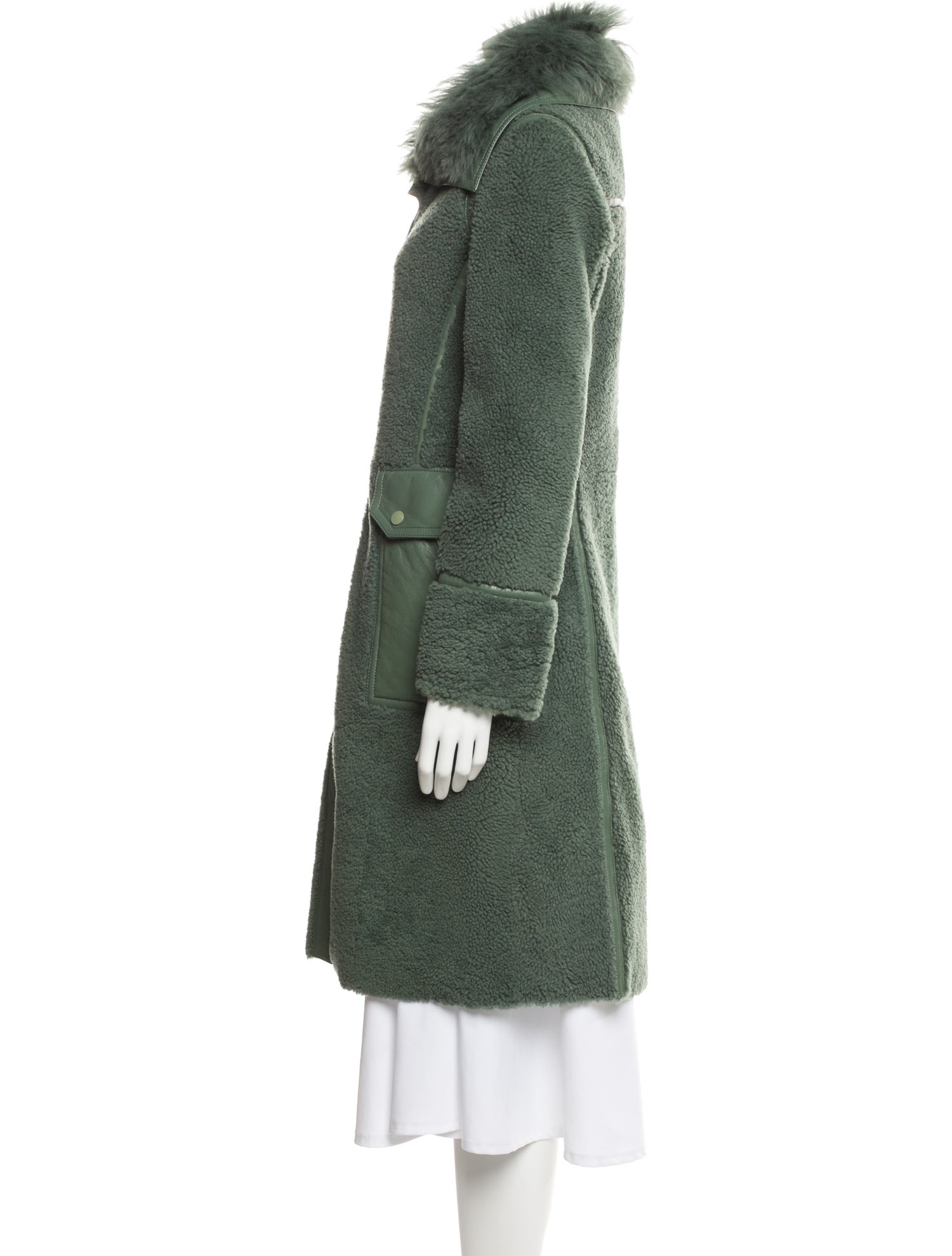 Coach Shearling Fur Coat w/ Tags