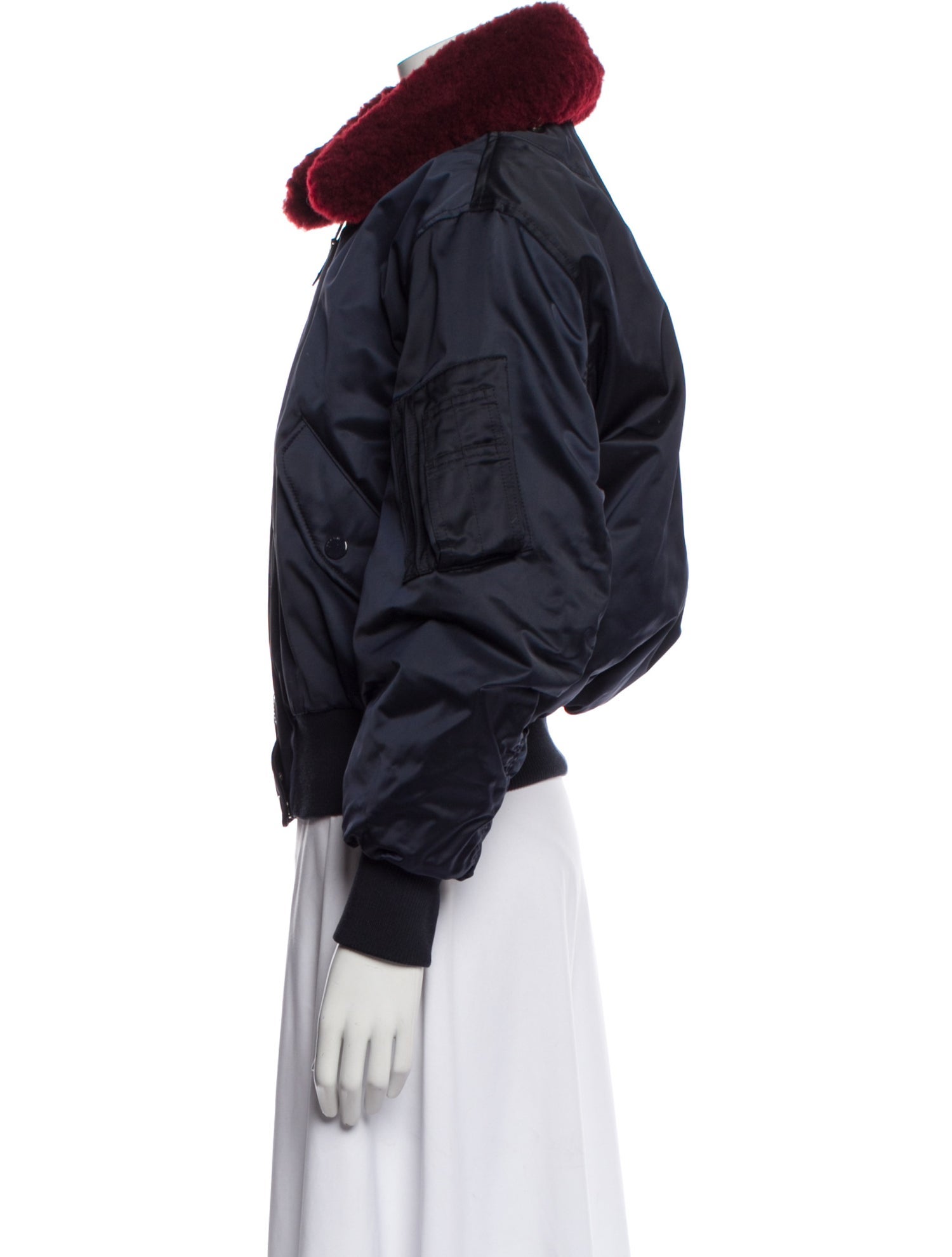 Coach Lamb Leather Bomber Jacket