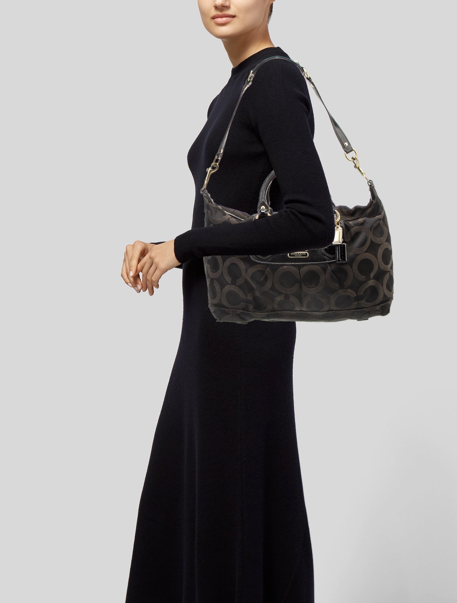 Coach Jacquard Top Handle Bag