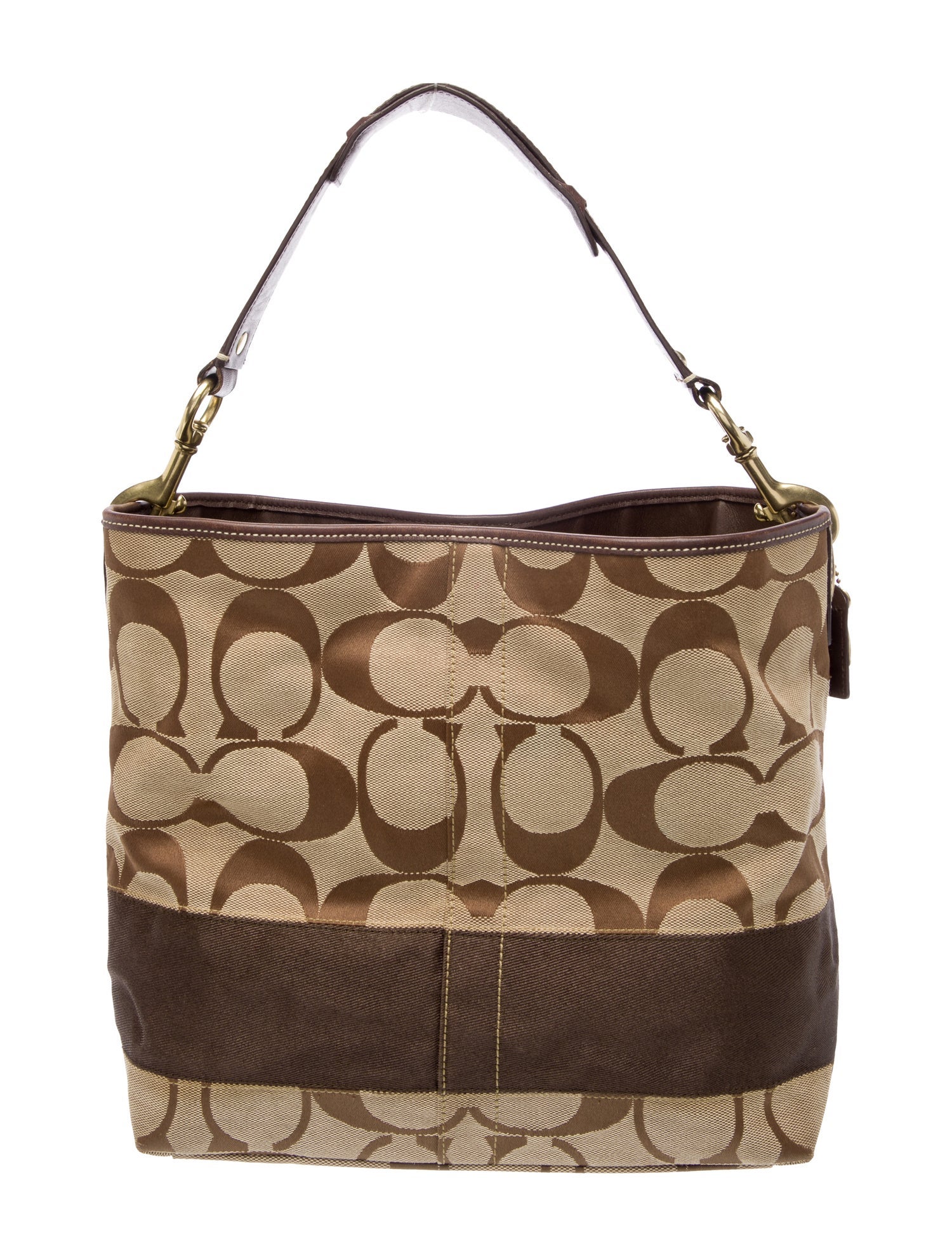 Coach Monogram Top Handle Bag