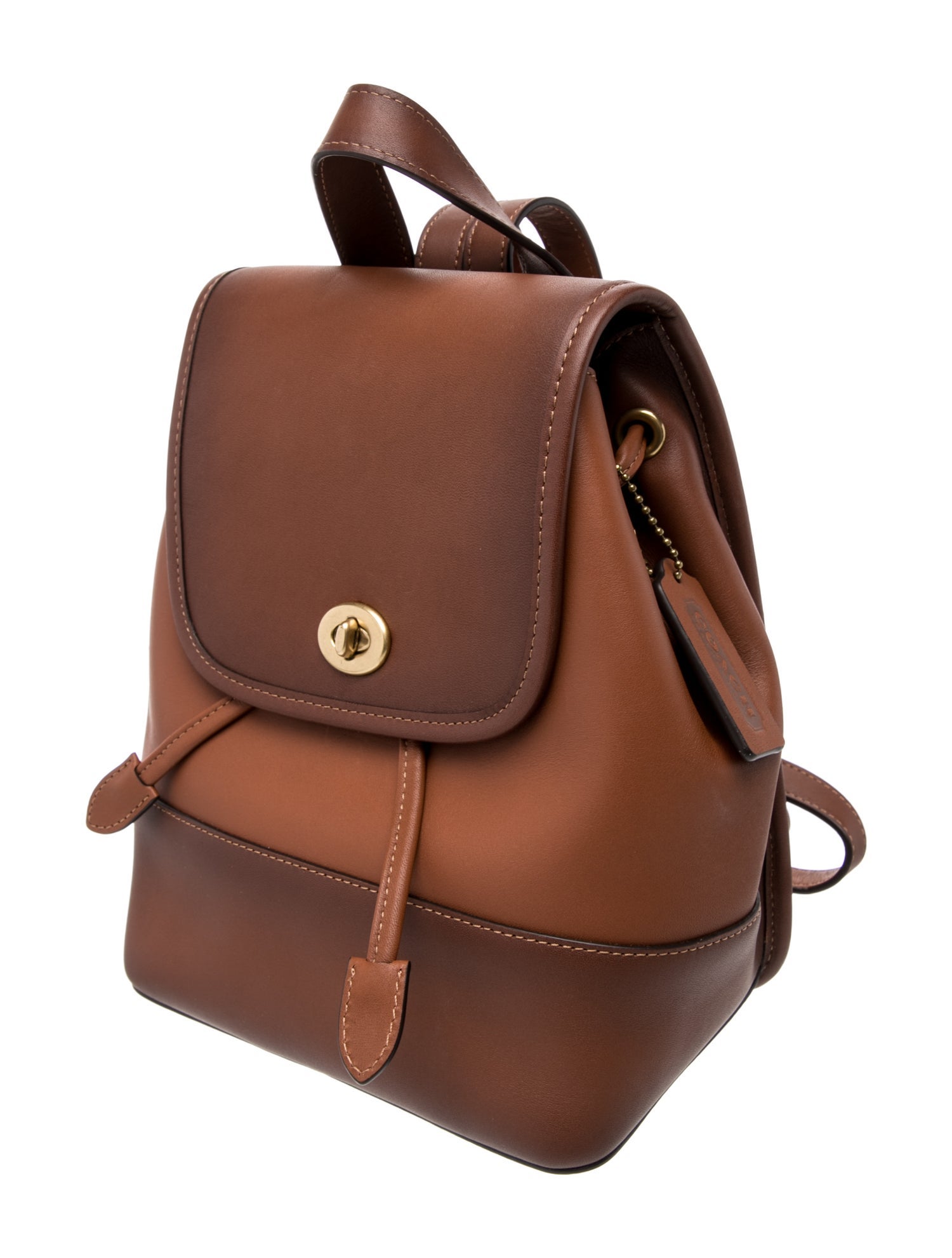 Coach Leather Backpack