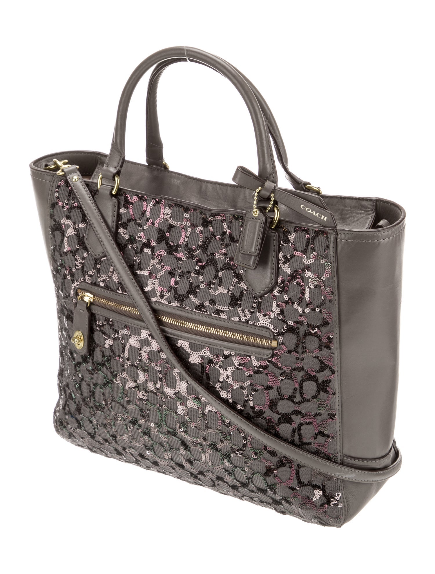 Coach Leather Bucket Bag