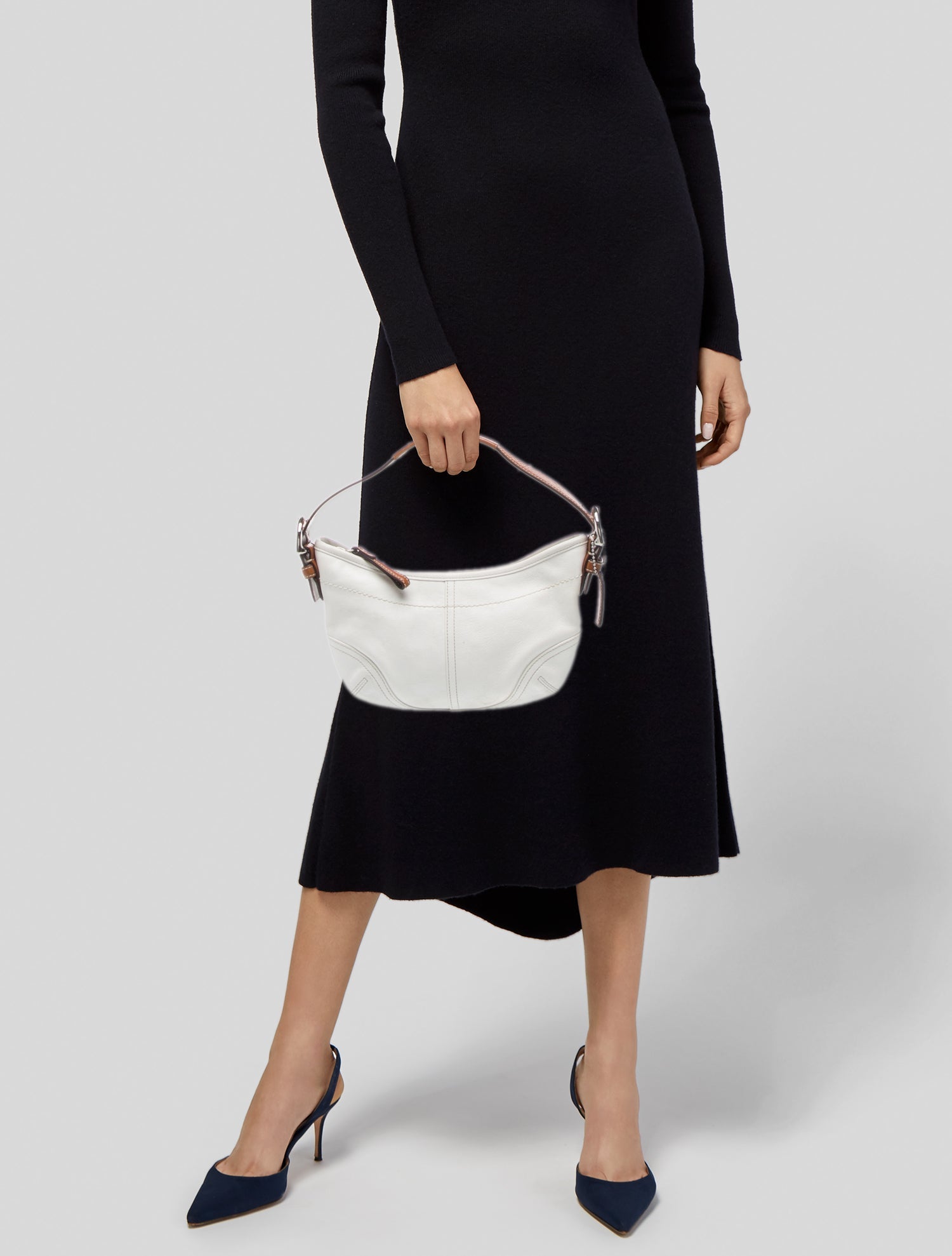 Coach Leather Top Handle Bag