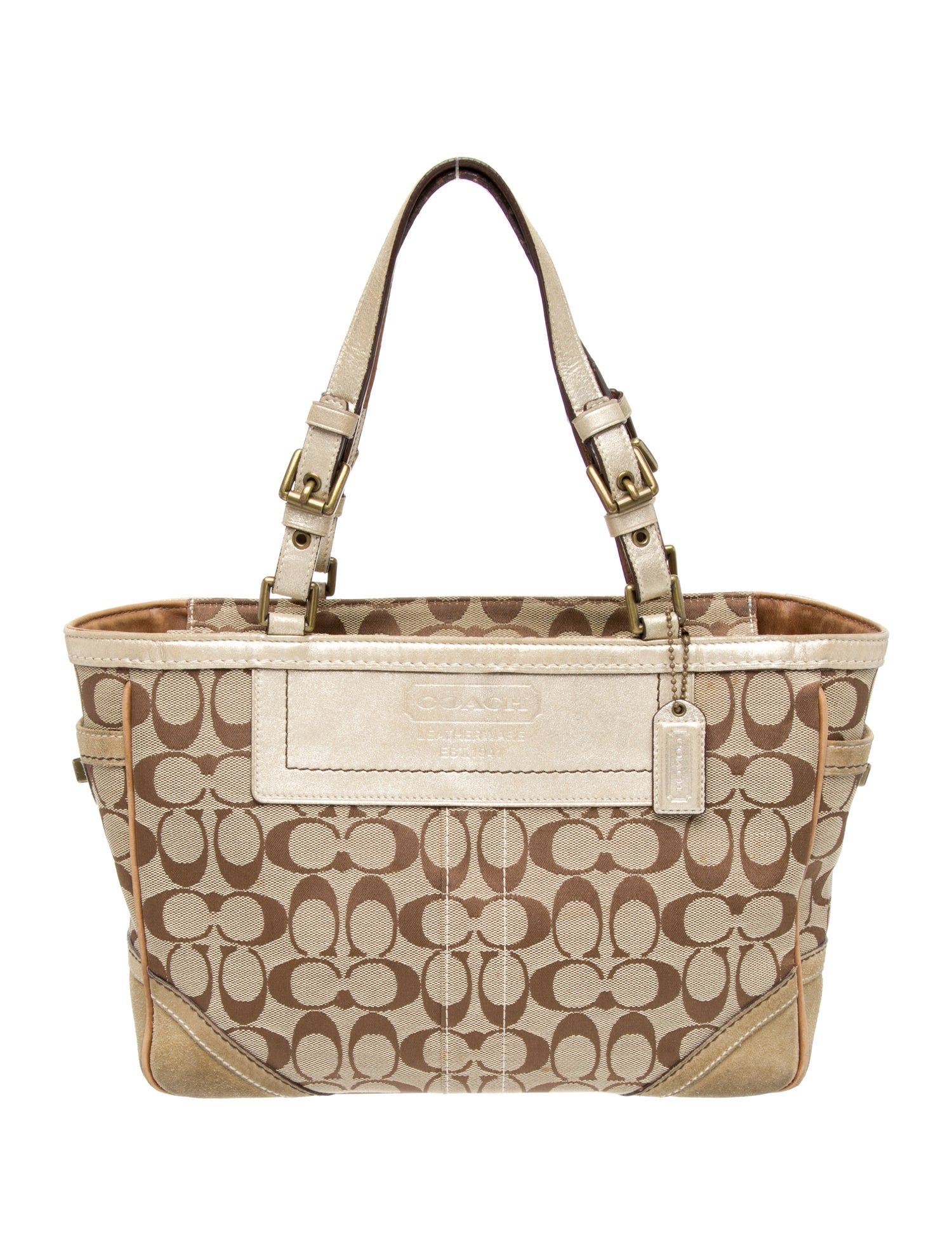 Coach Monogram Top Handle Bag