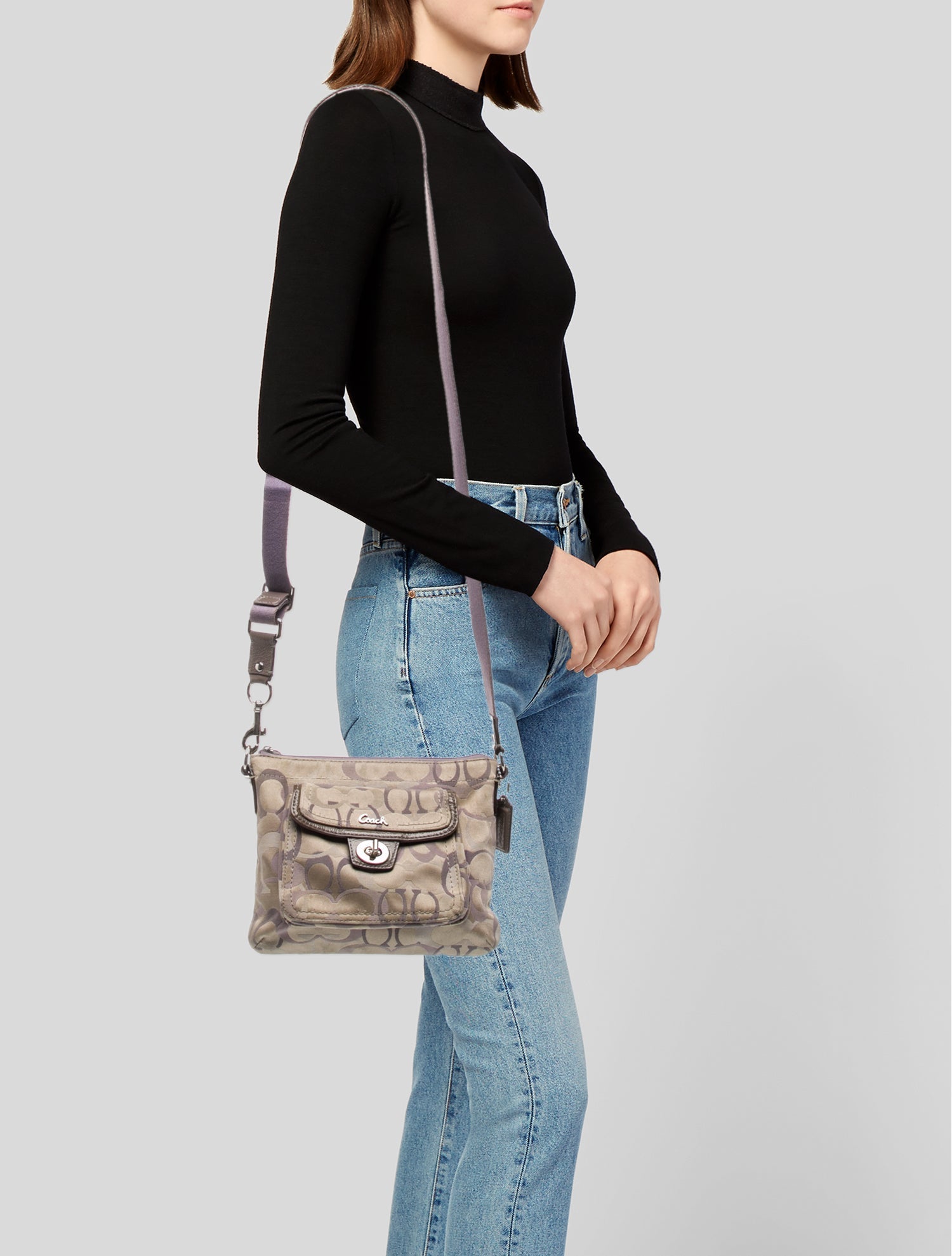 Coach Canvas Messenger Bag