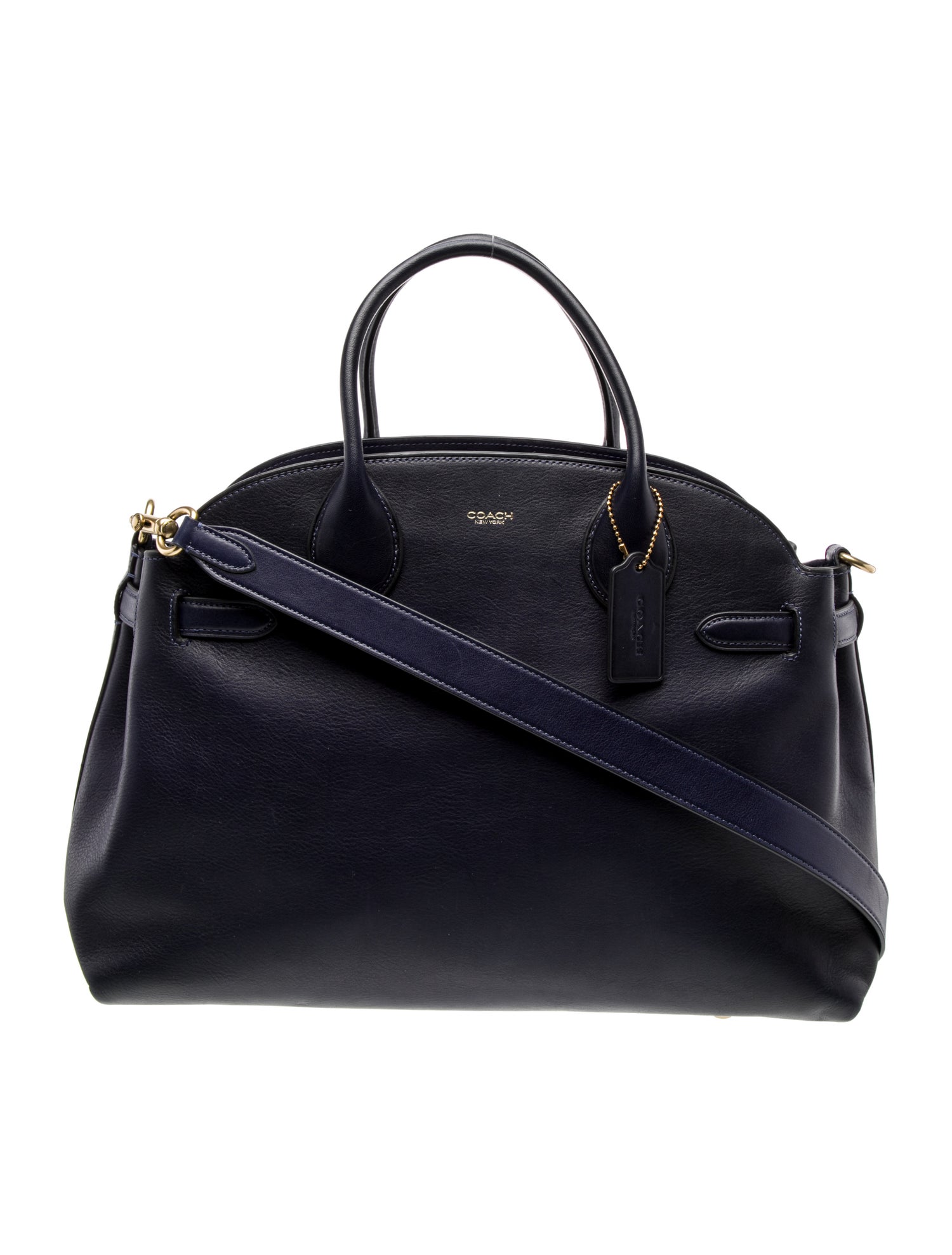 Coach Leather Top Handle Bag