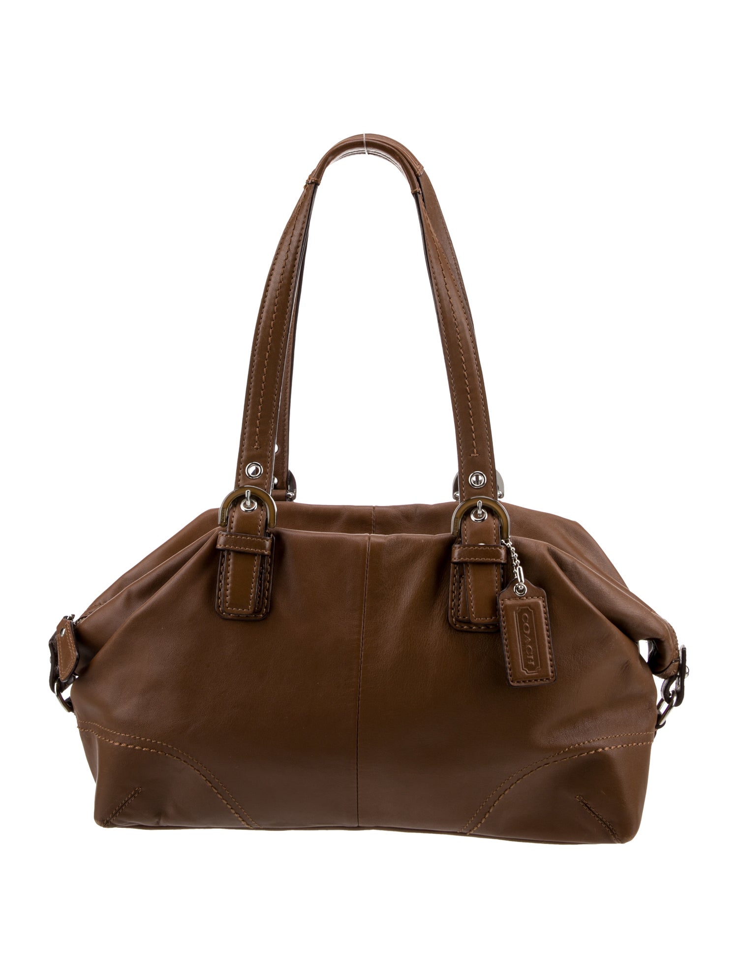 Coach Leather Top Handle Bag