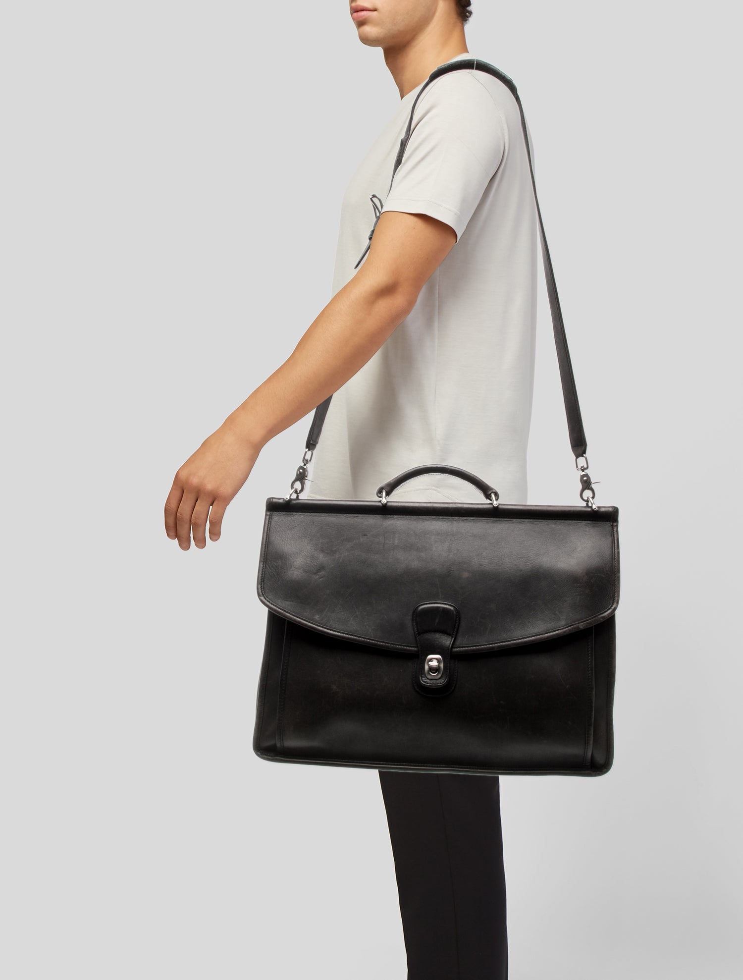 Coach Leather Briefcase