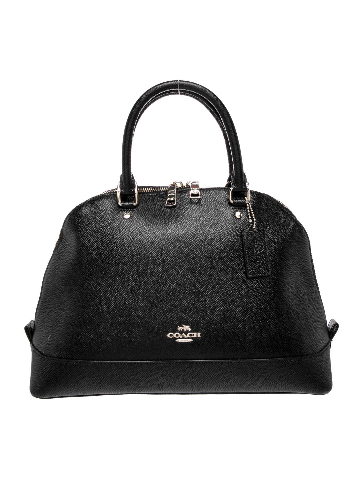 Coach Saffiano Leather Top Handle Bag