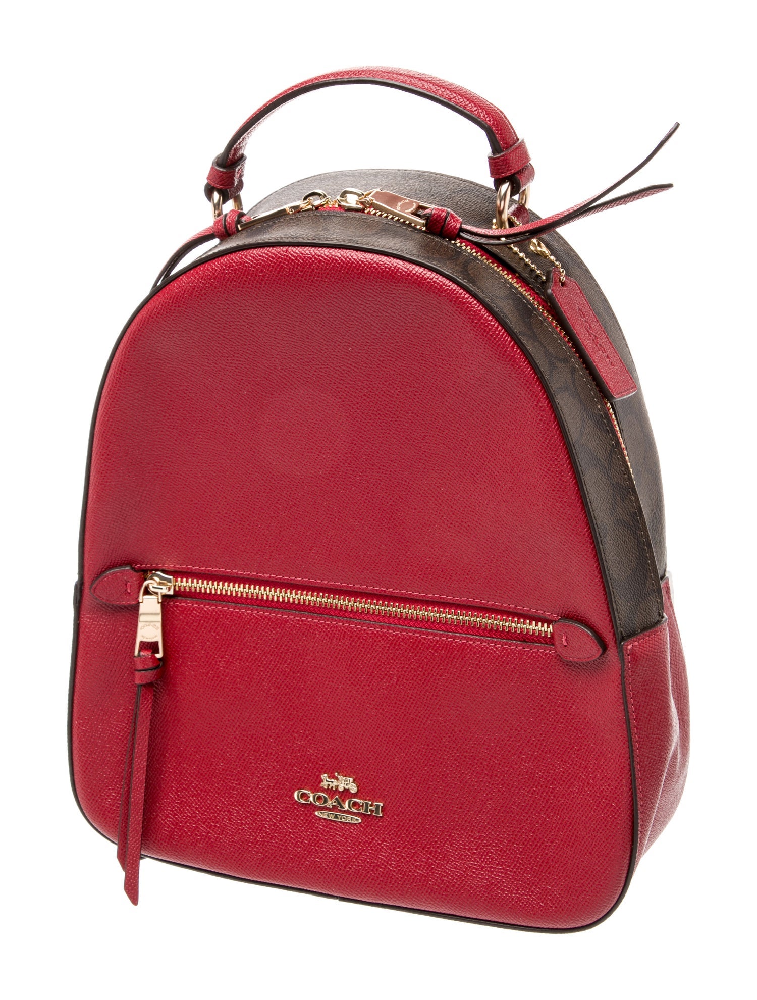 Coach Saffiano Leather Backpack