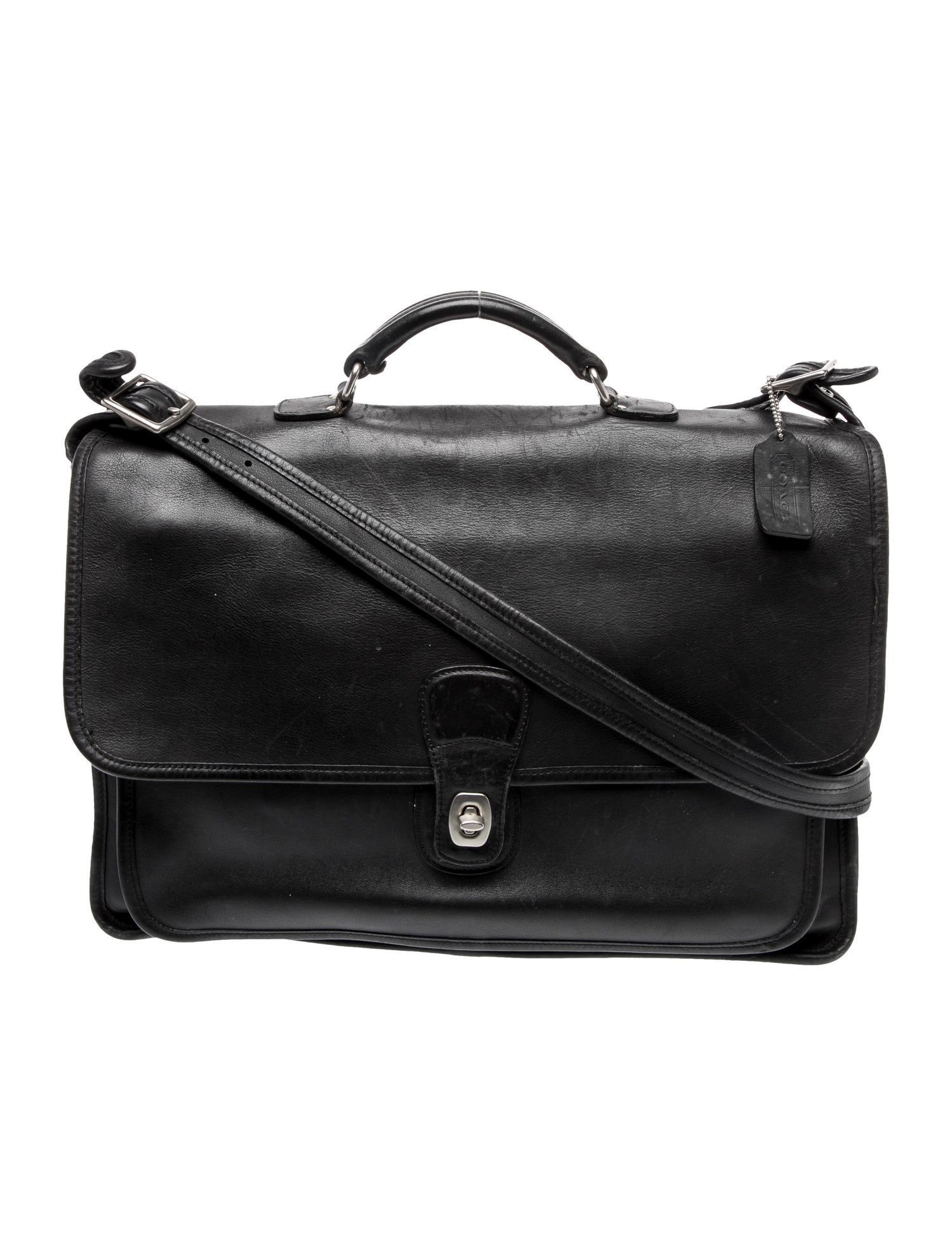 Coach Leather Messenger Bag