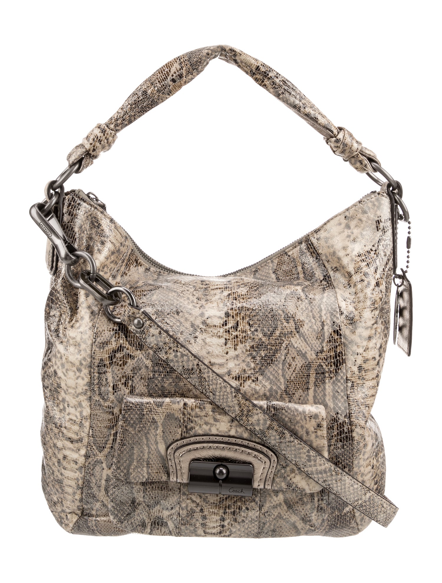 Coach Snakeskin Top Handle Bag