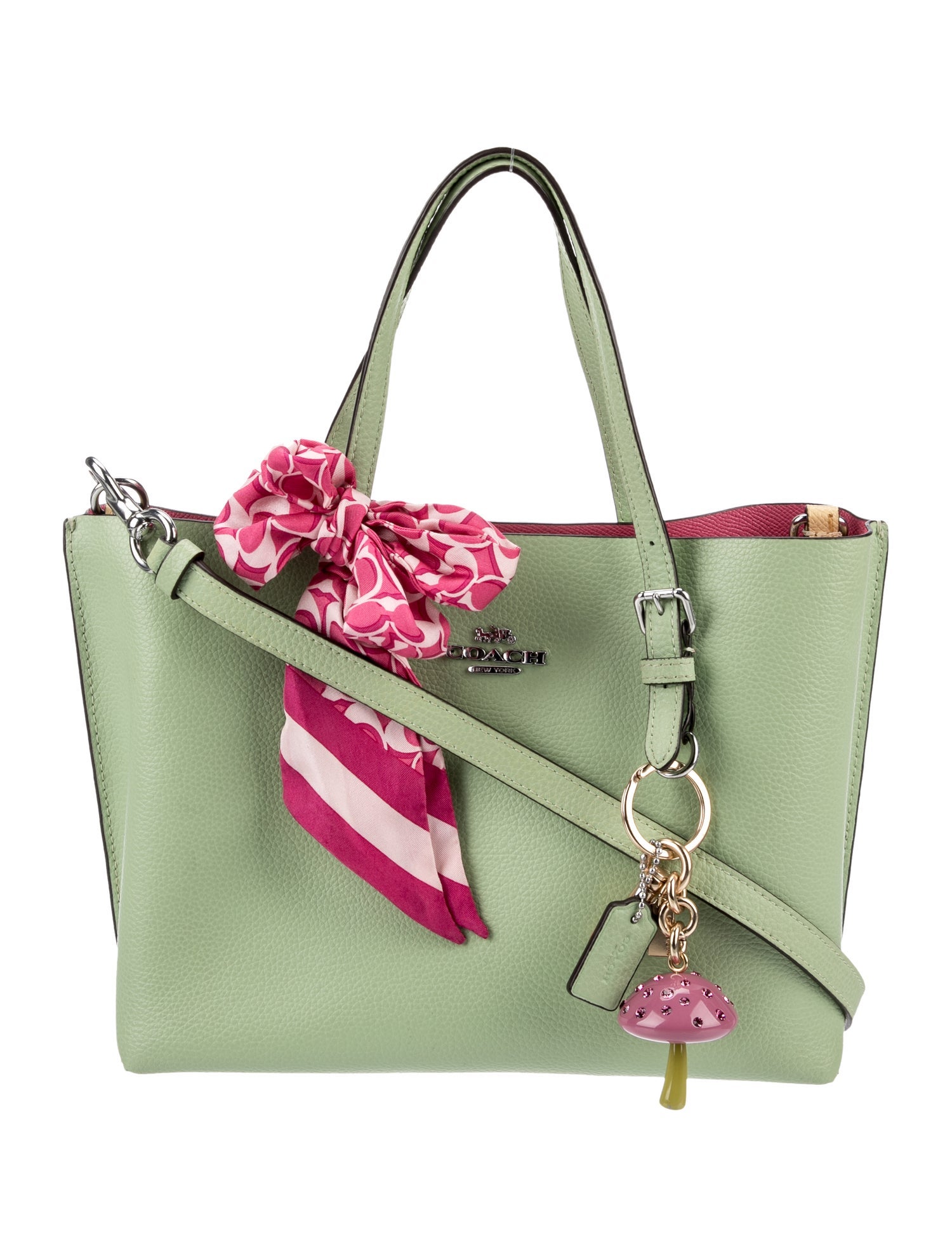 Coach Leather Top Handle Bag