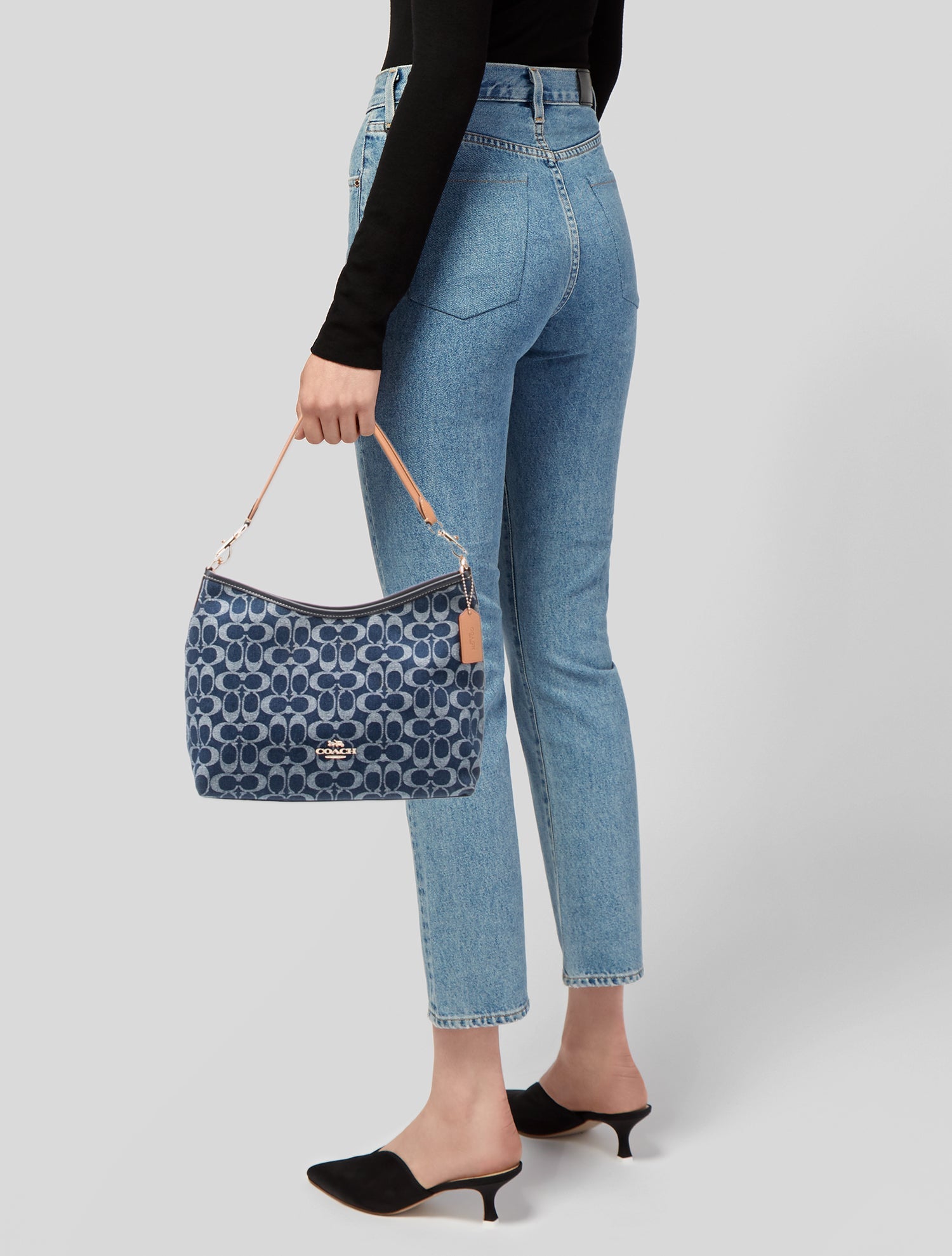 Coach Denim Top Handle Bag