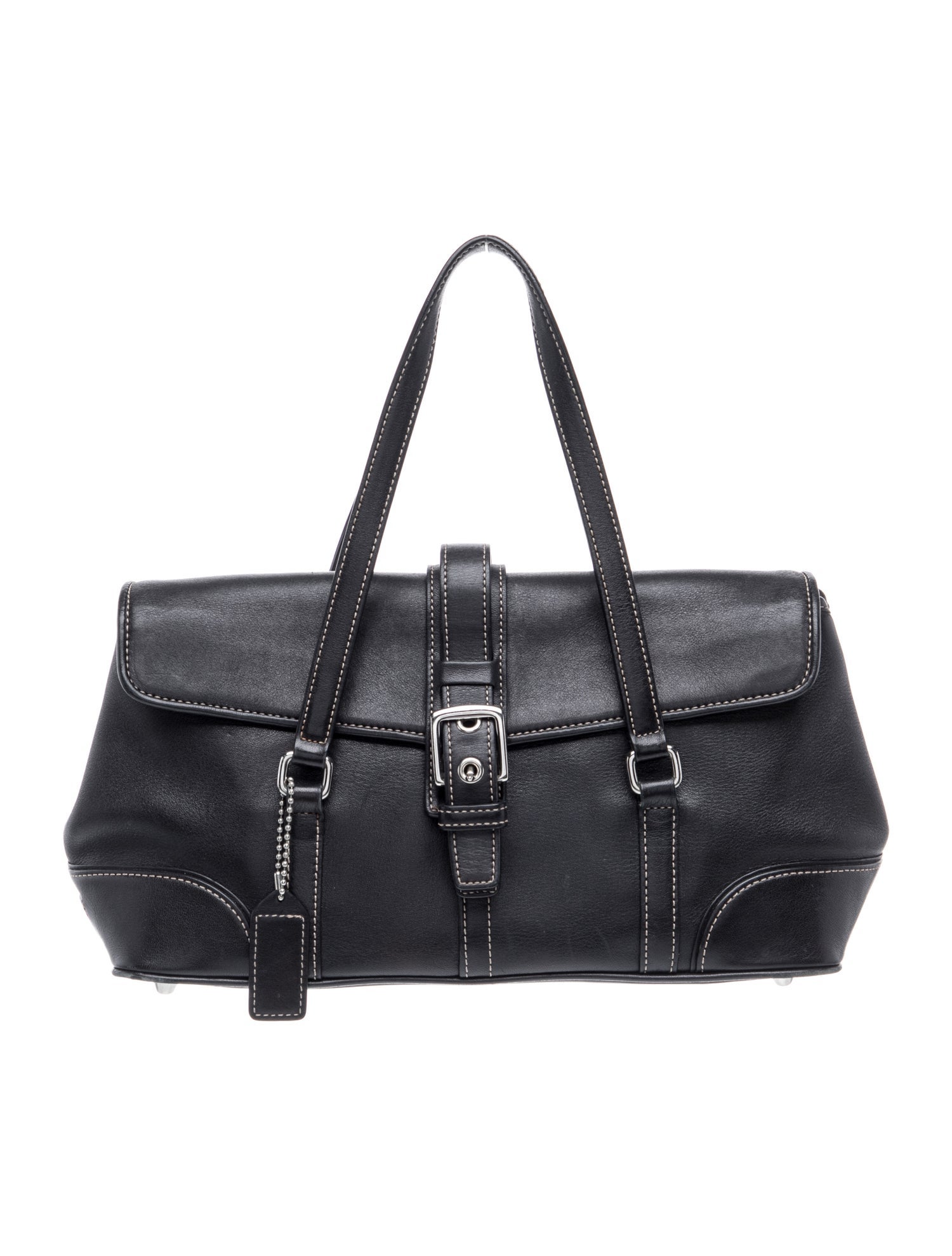 Coach Leather Top Handle Bag