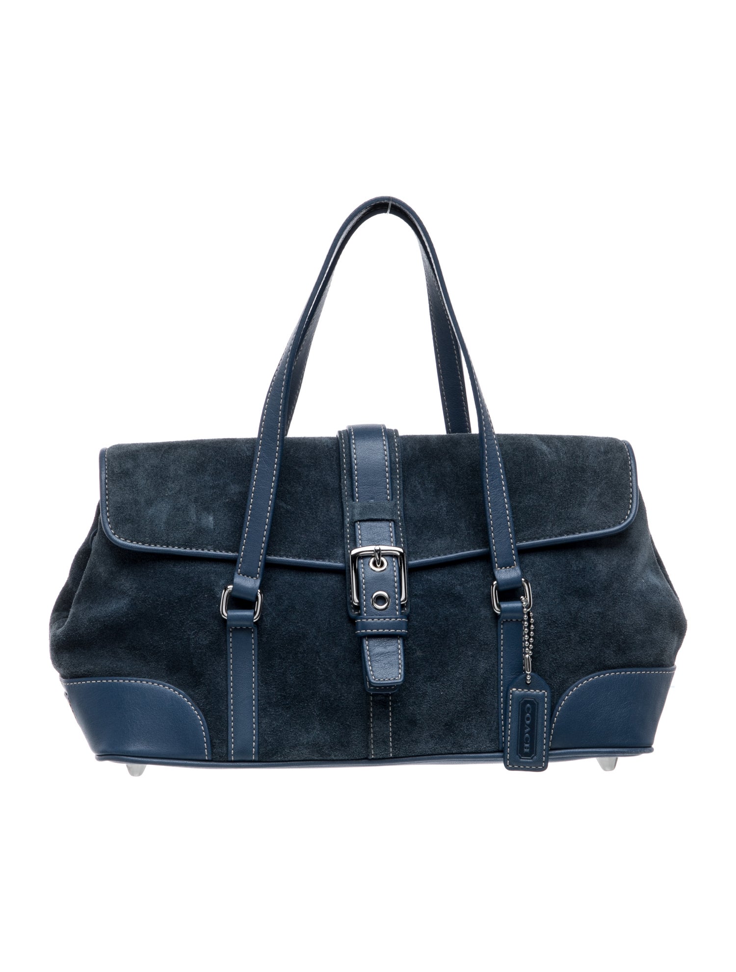 Coach Suede Top Handle Bag
