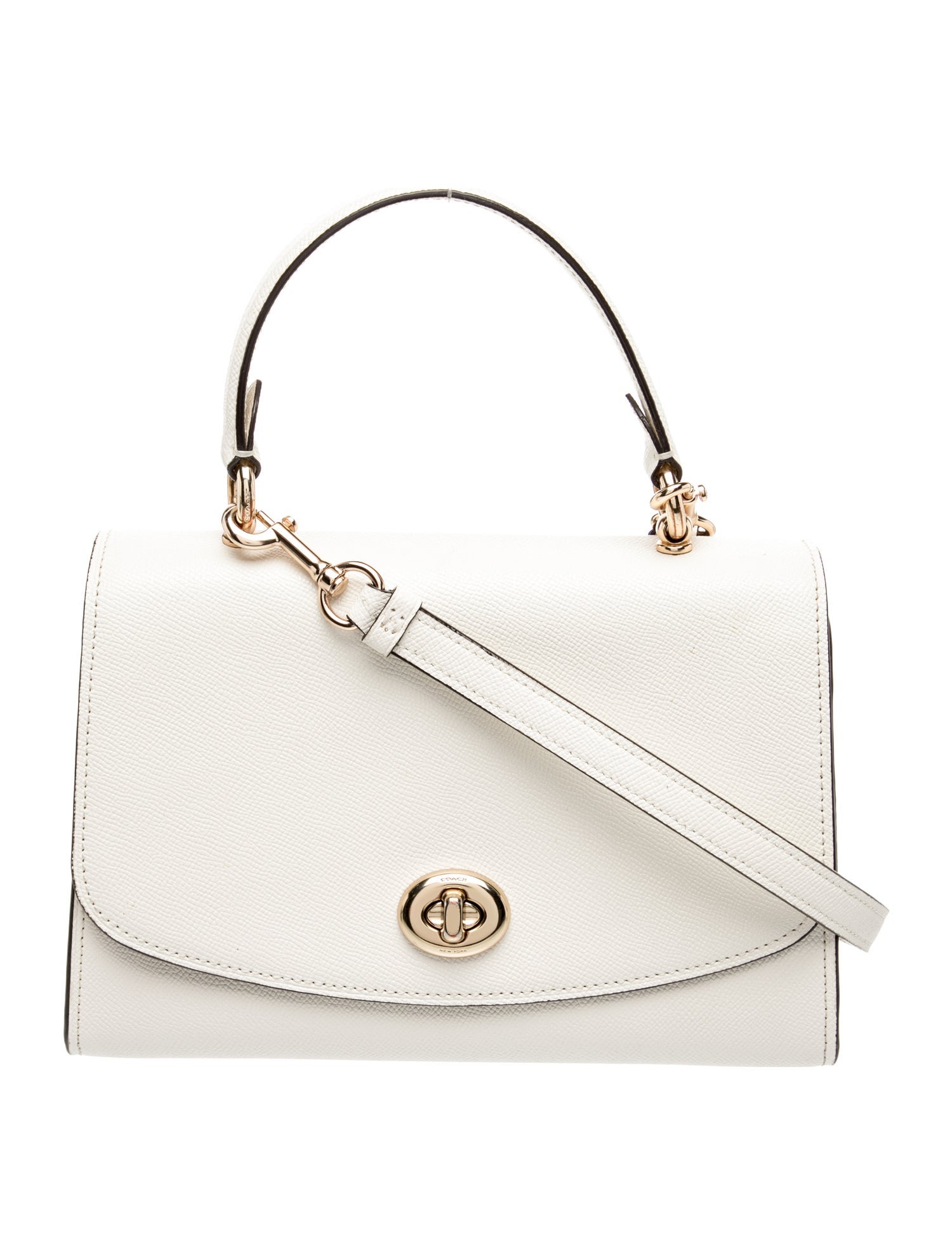 Coach Leather Top Handle Bag