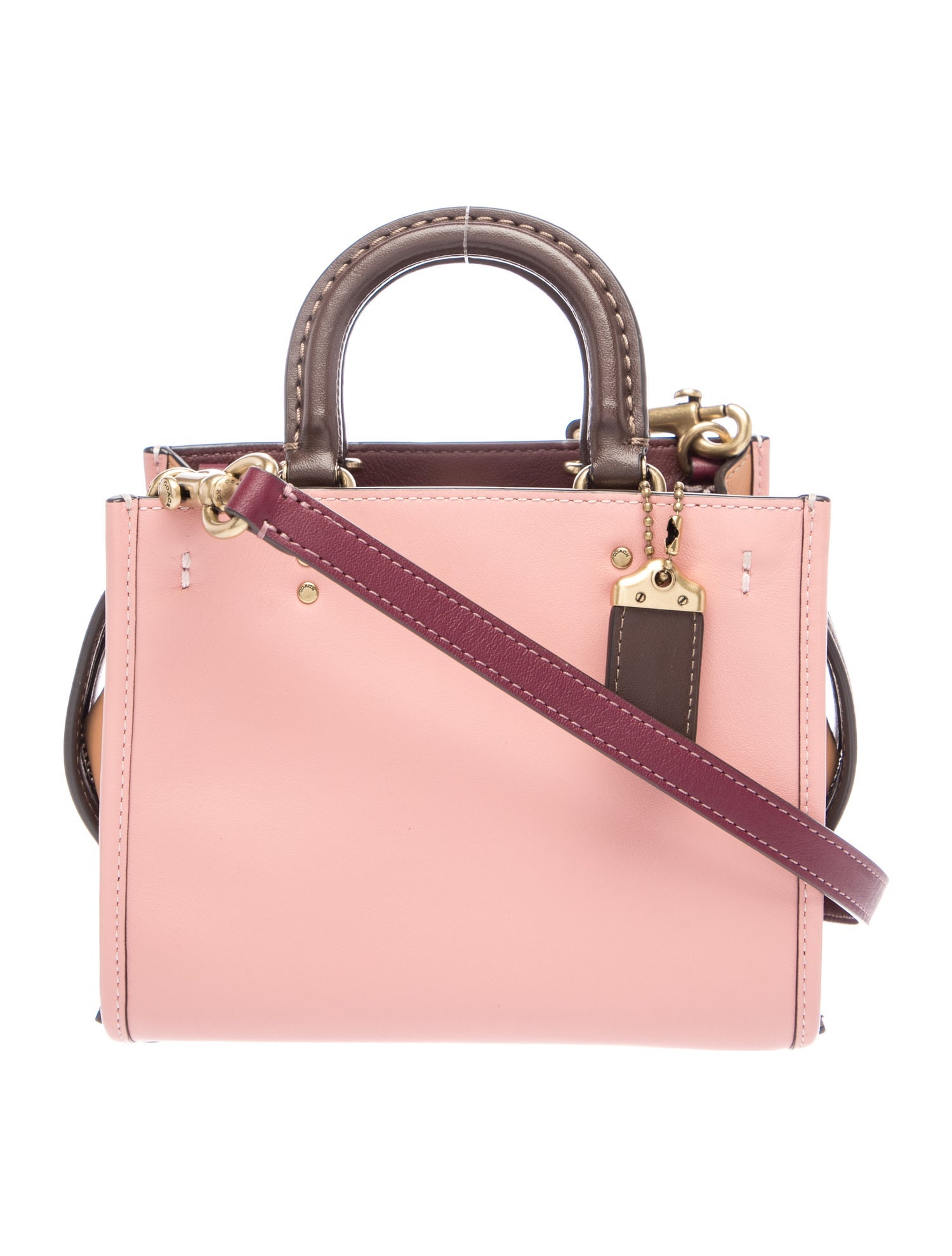 Coach Leather Top Handle Bag