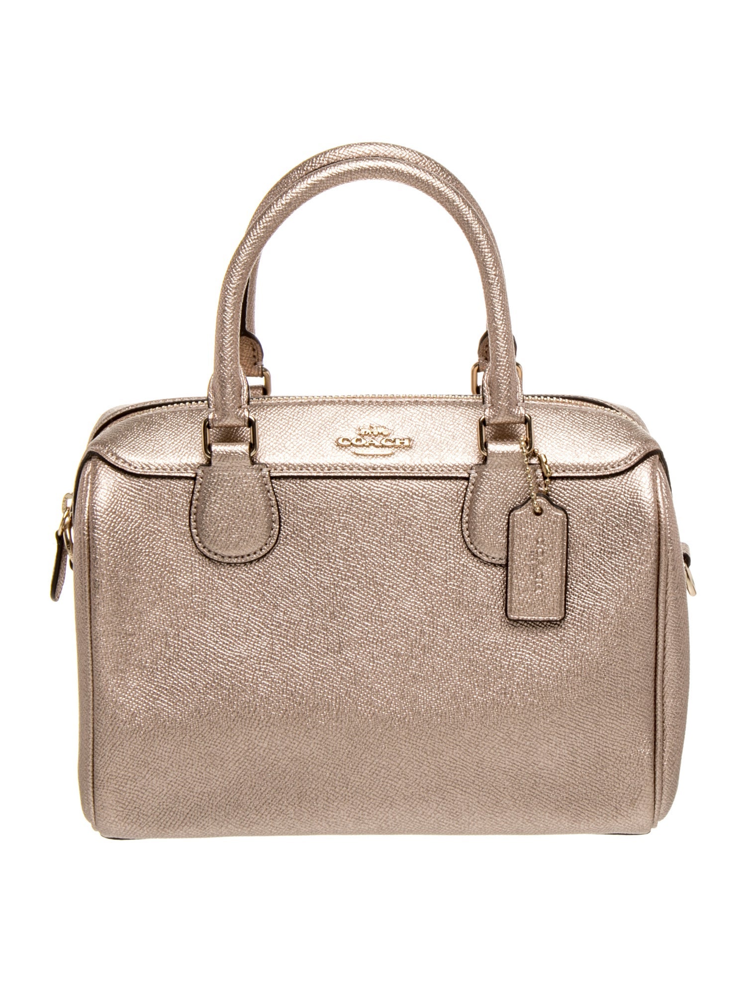 Coach Leather Top Handle Bag