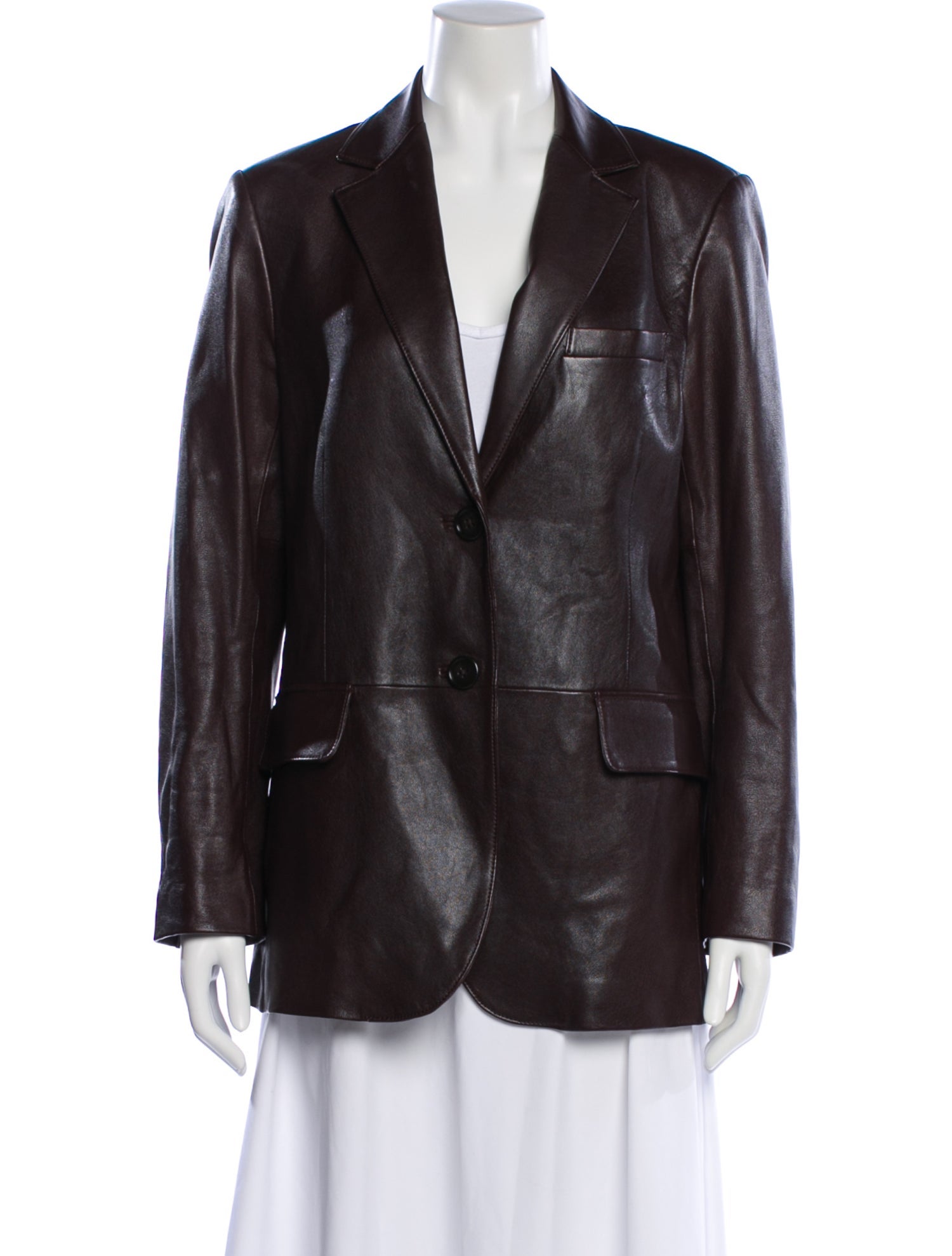 Coach Lamb Leather Blazer