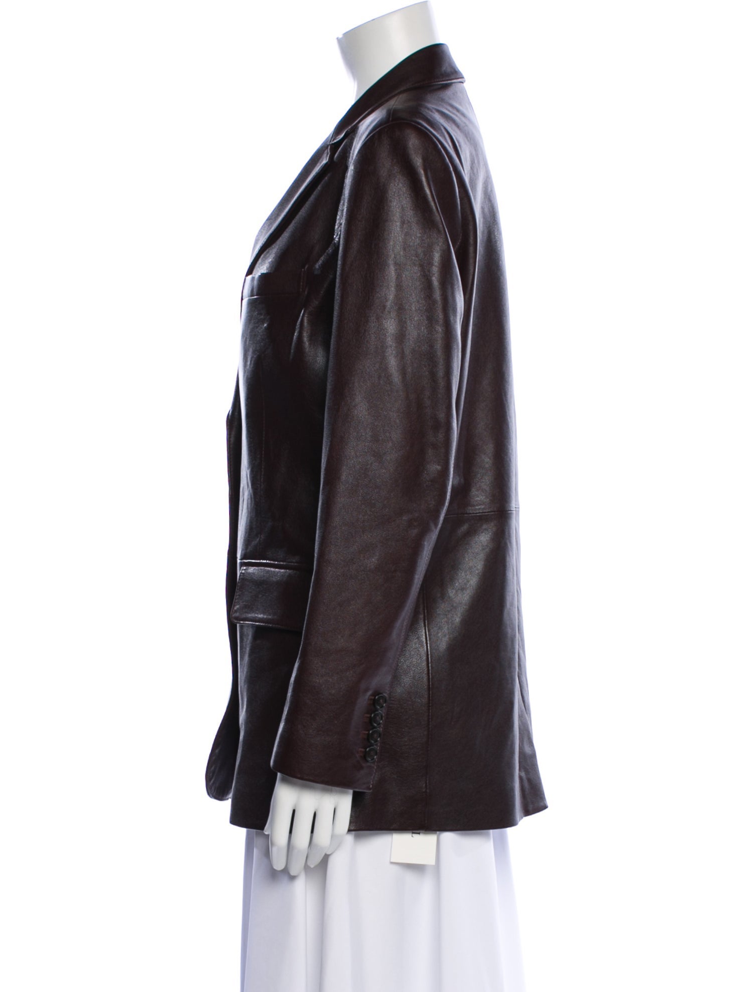 Coach Lamb Leather Blazer